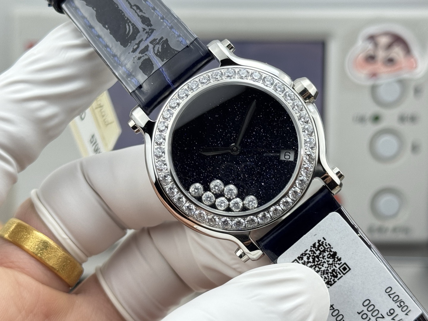 CHANEL シャネル レディース腕時計 ハッピーダイヤモンド 限定500本 ブルーダイヤル