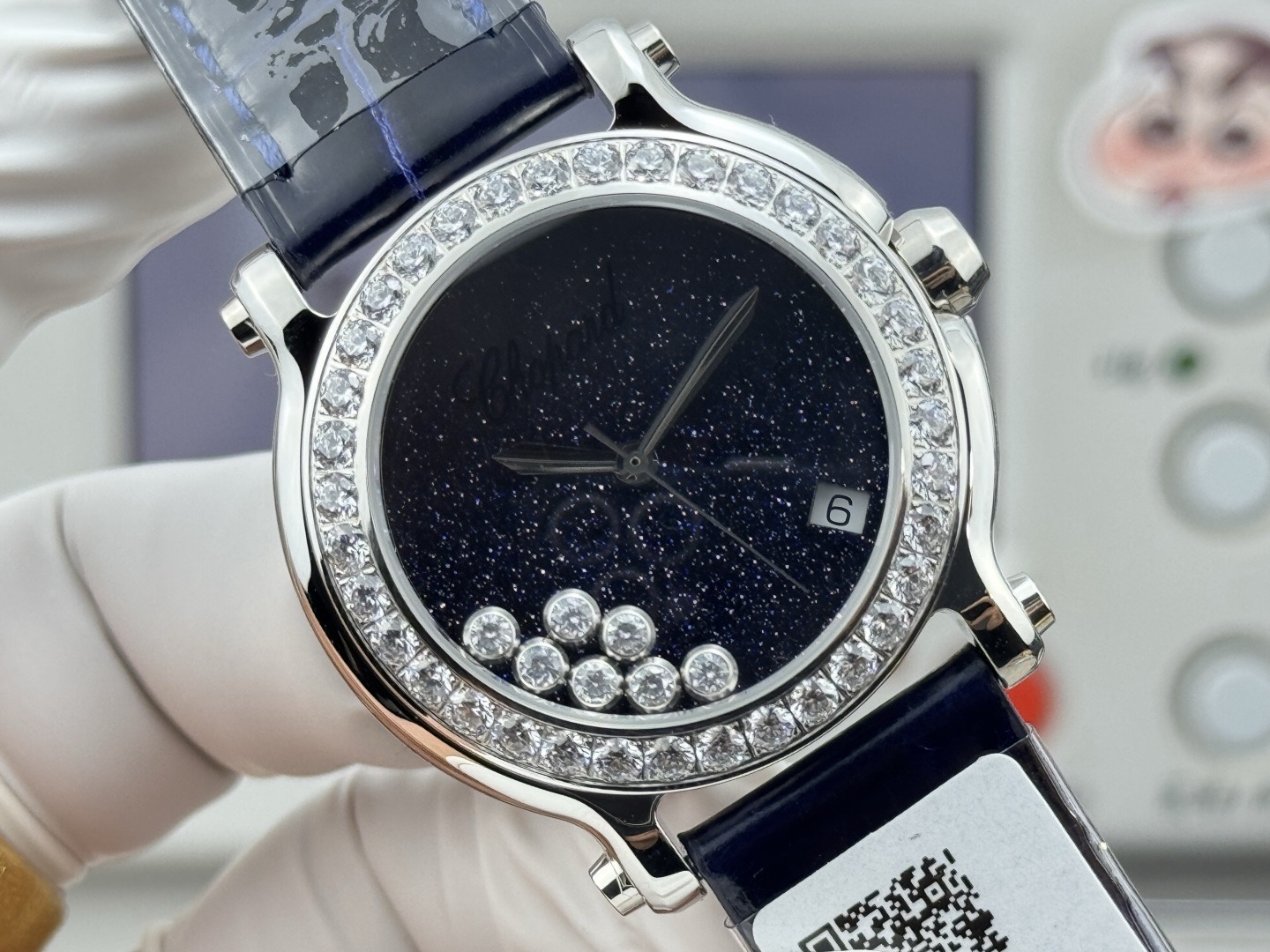 CHANEL シャネル レディース腕時計 ハッピーダイヤモンド 限定500本 ブルーダイヤル - 画像 2