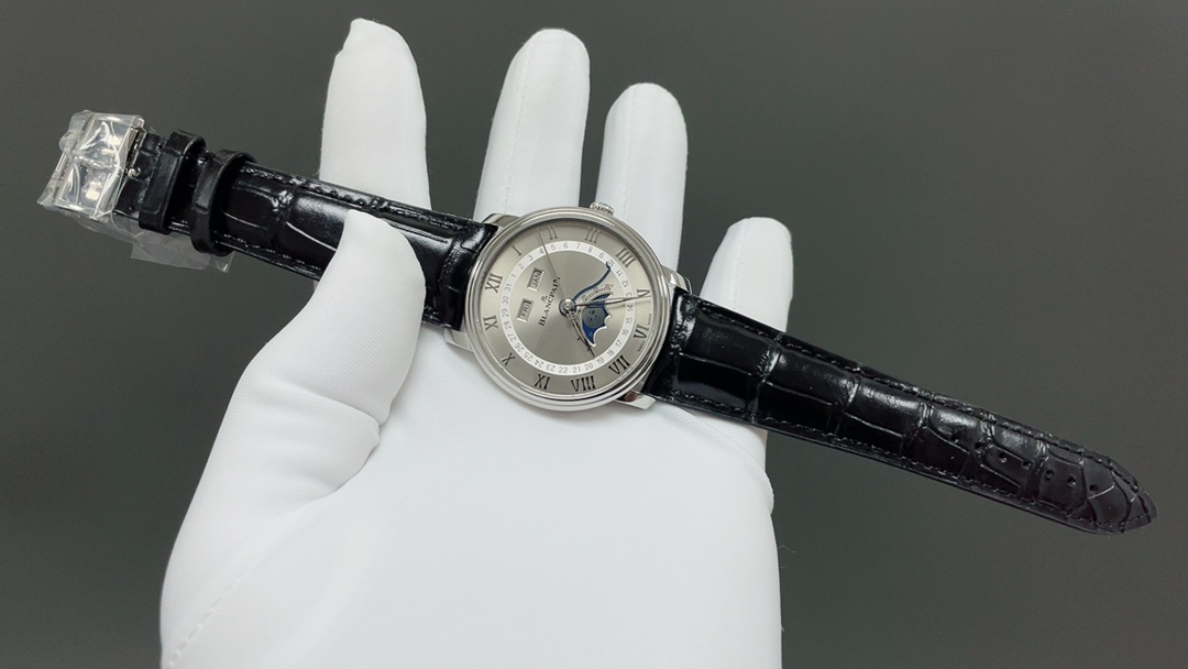 BLANCPAIN ブランパン 腕時計 メンズ 全自動巻き 機械式 40mm ブラック - 画像 2