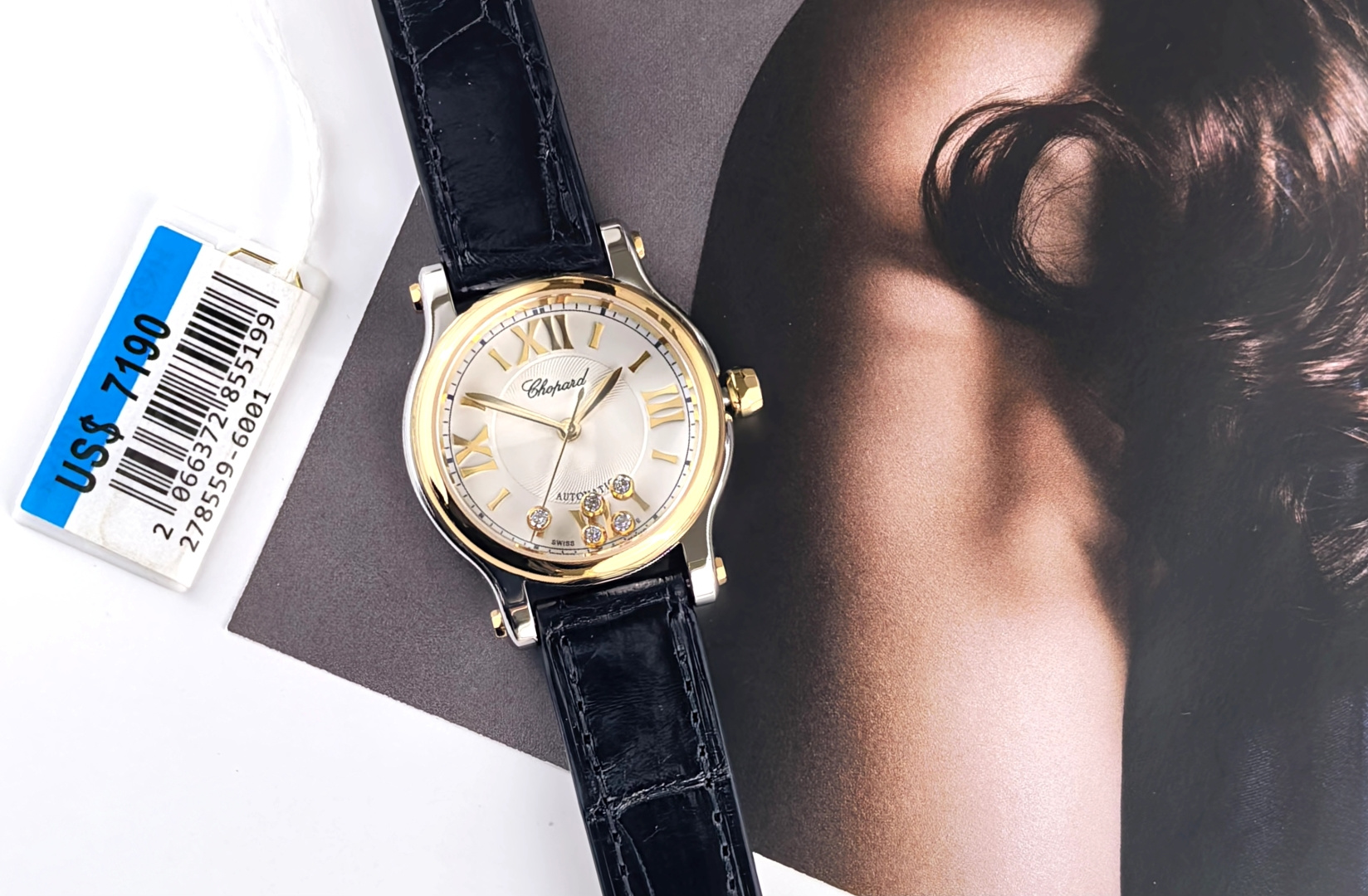 CHANEL シャネル ハッピースポーツ 腕時計 レディース 自動巻き 機械式 30mm ブラック