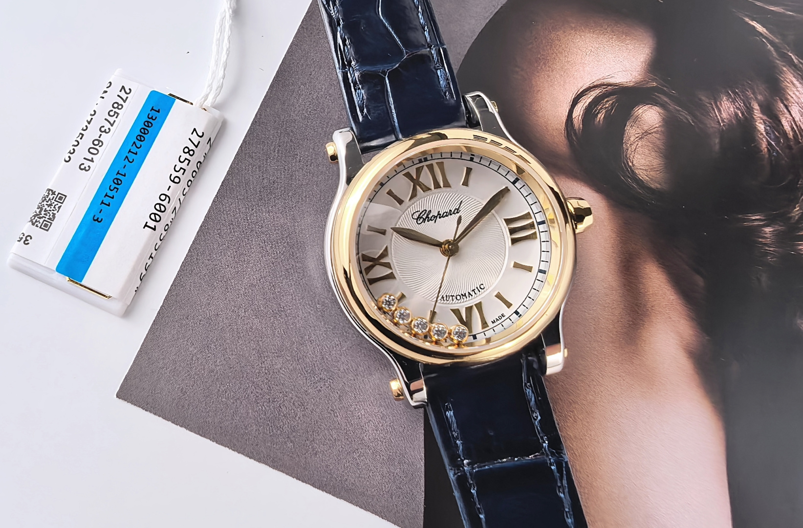 CHANEL シャネル ハッピースポーツ 腕時計 レディース 自動巻き 機械式 30mm ブラック ブルー レッド 全3色 - 画像 1