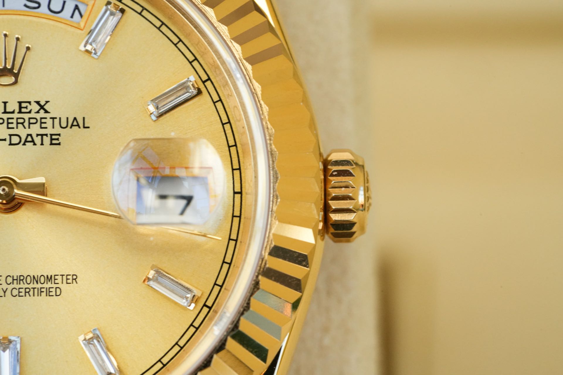 ROLEX ロレックス デイデイト 腕時計 メンズ 金色砂紋 腕時計 18Kゴールド ブラック - 画像 6