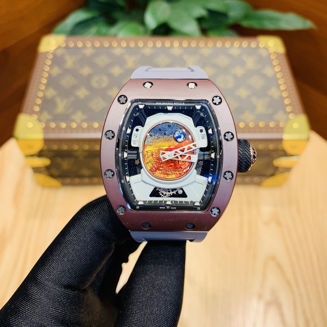 RICHARD MILLE リチャードミル 腕時計 メンズ 陀飛輪 自動巻き タイタン グラファイト ブラック
