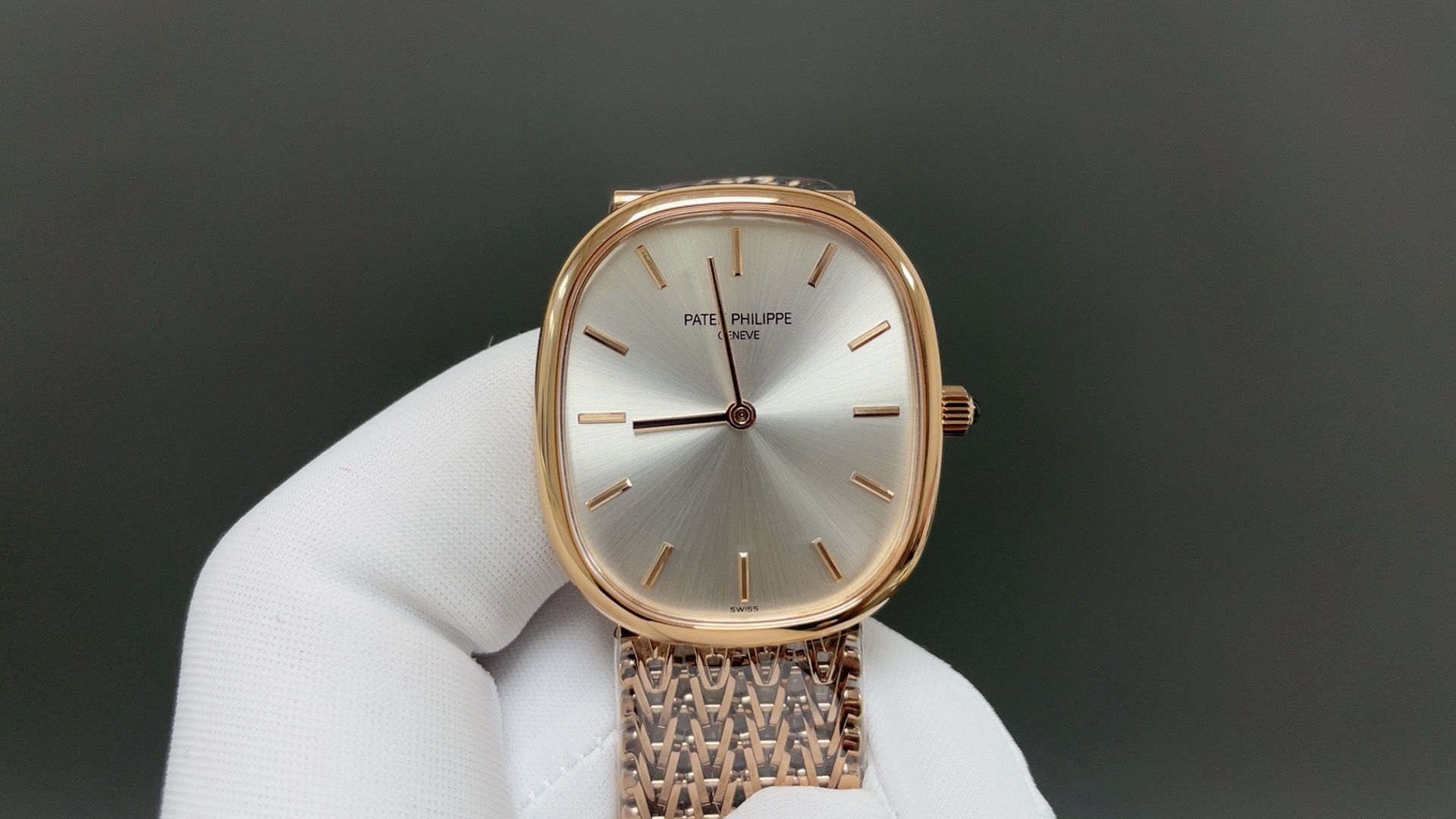 PATEK PHILIPPE パテックフィリップ 腕時計 メンズ 自動巻き 機械式 リングチェーン ローズゴールド