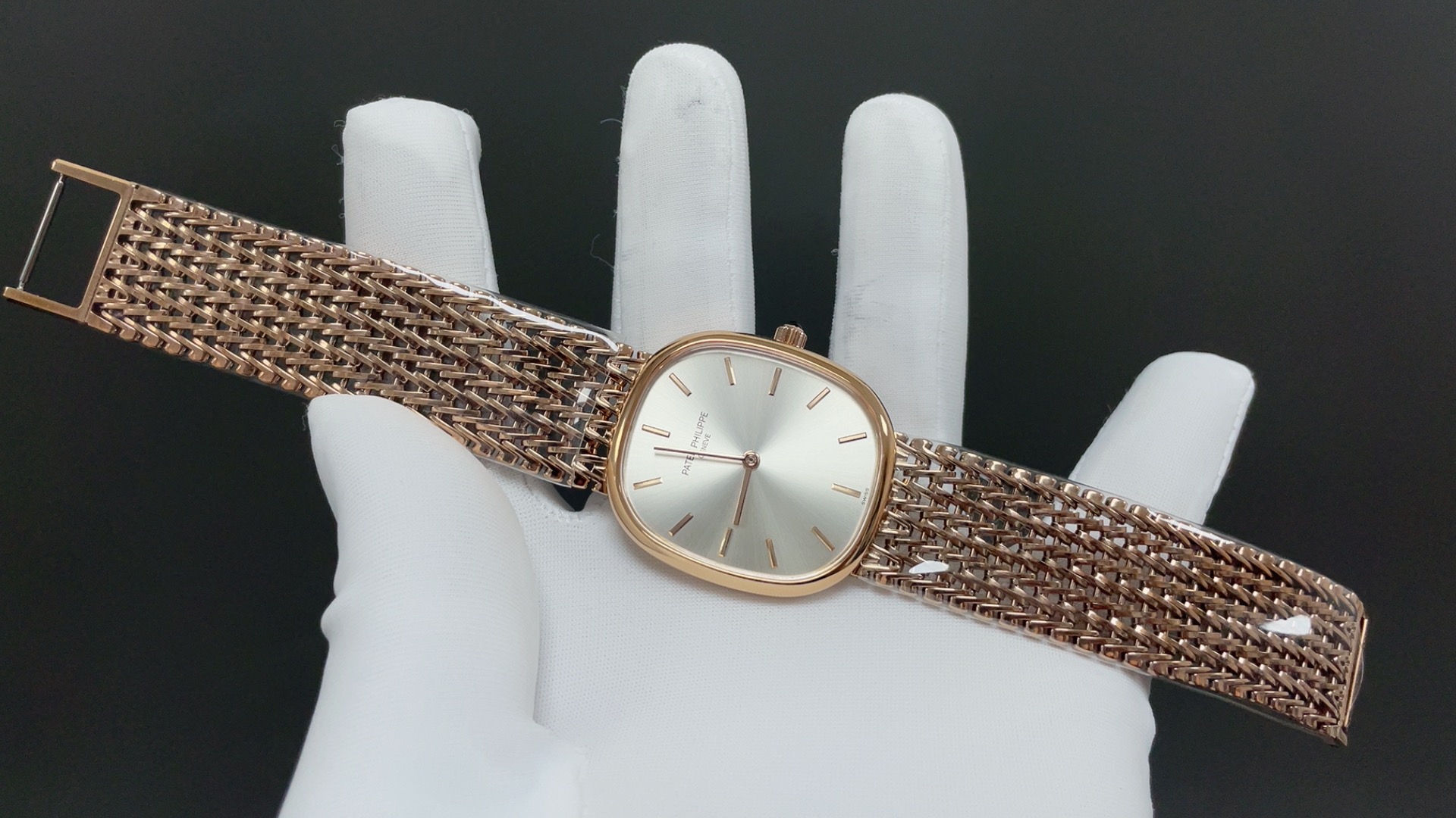 PATEK PHILIPPE パテックフィリップ 腕時計 メンズ 自動巻き 機械式 リングチェーン ローズゴールド - 画像 2