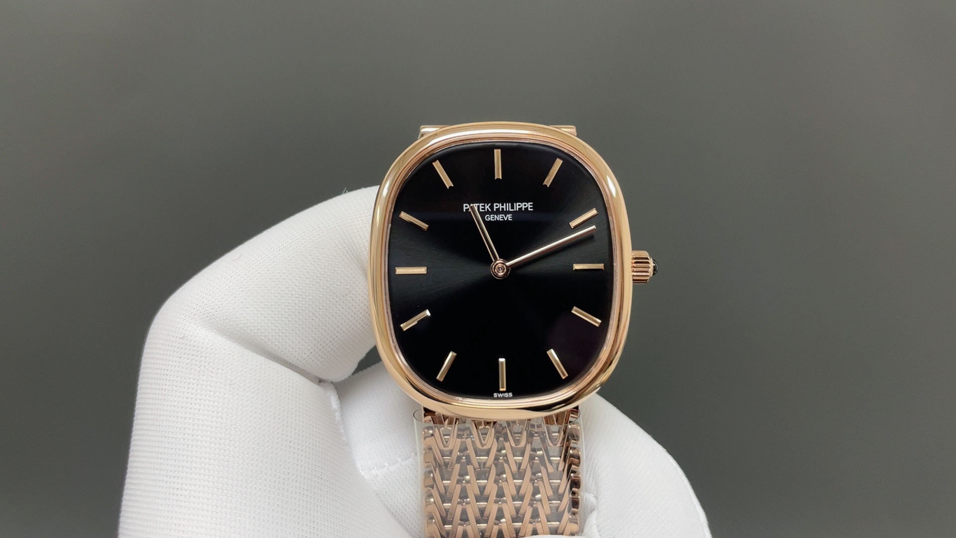 PATEK PHILIPPE パテックフィリップ 腕時計 レディース 細身 ファインメタル ブラック
