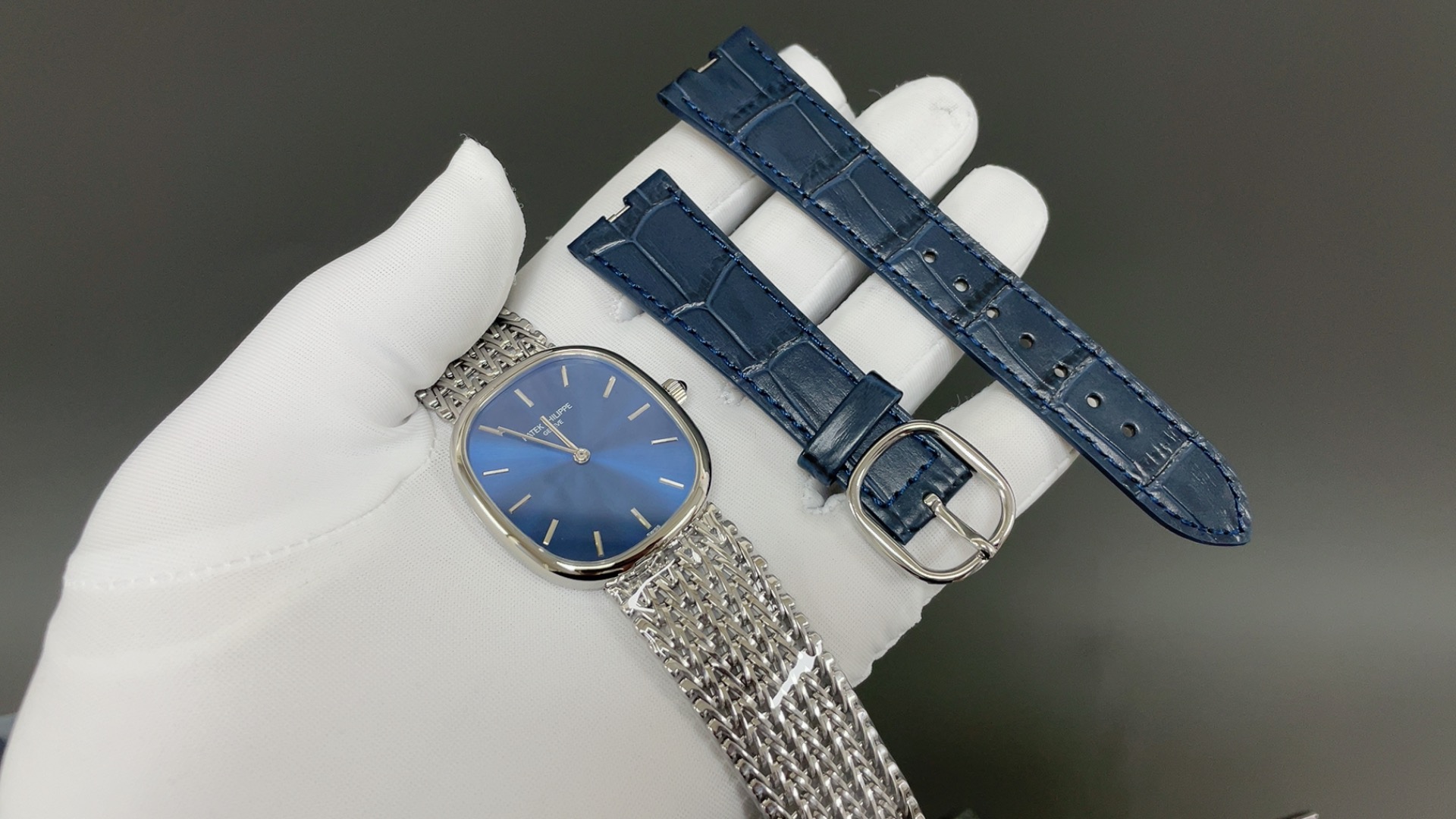 PATEK PHILIPPE パテックフィリップ 腕時計 メンズ ロレックス風 ブラック ブルー - 画像 7
