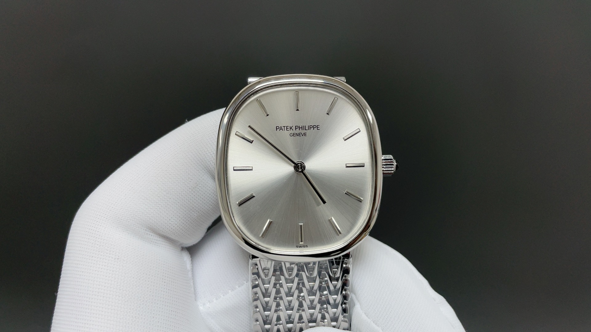 PATEK PHILIPPE パテックフィリップ 腕時計 メンズ 自動巻き 6.2mm 超薄型 シルバー