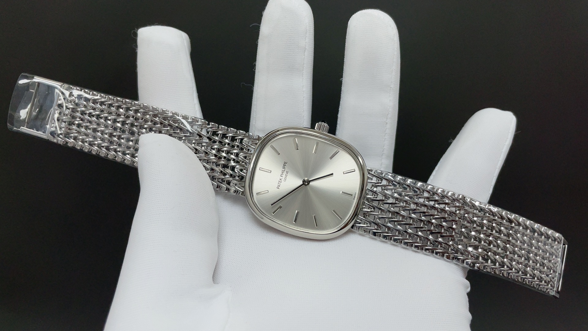 PATEK PHILIPPE パテックフィリップ 腕時計 メンズ 自動巻き 6.2mm 超薄型 シルバー - 画像 2