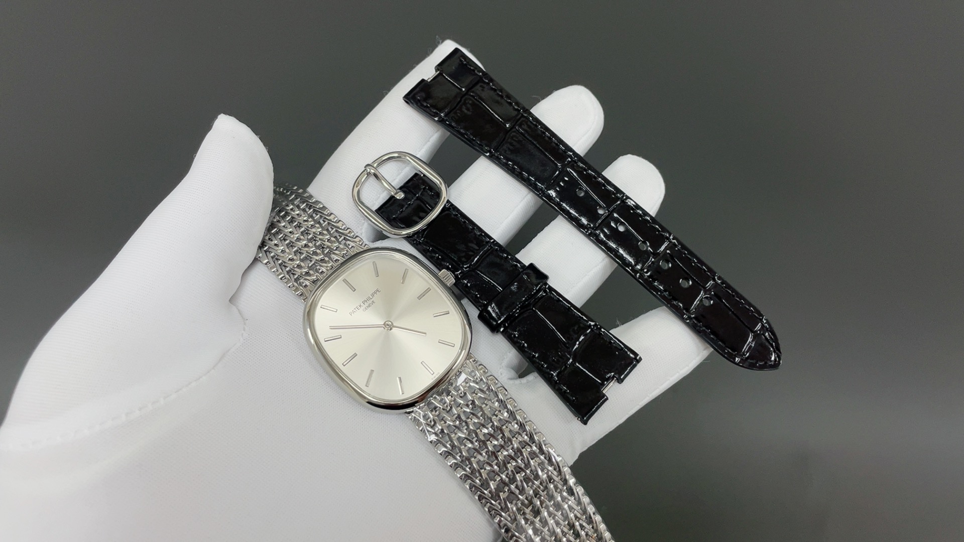 PATEK PHILIPPE パテックフィリップ 腕時計 メンズ 自動巻き 6.2mm 超薄型 シルバー - 画像 7