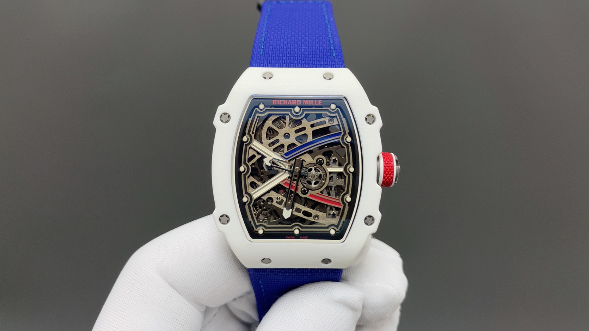 RICHARD MILLE リチャードミル RM67-02 腕時計 メンズ 自動巻き 本革 ブラック ブルー