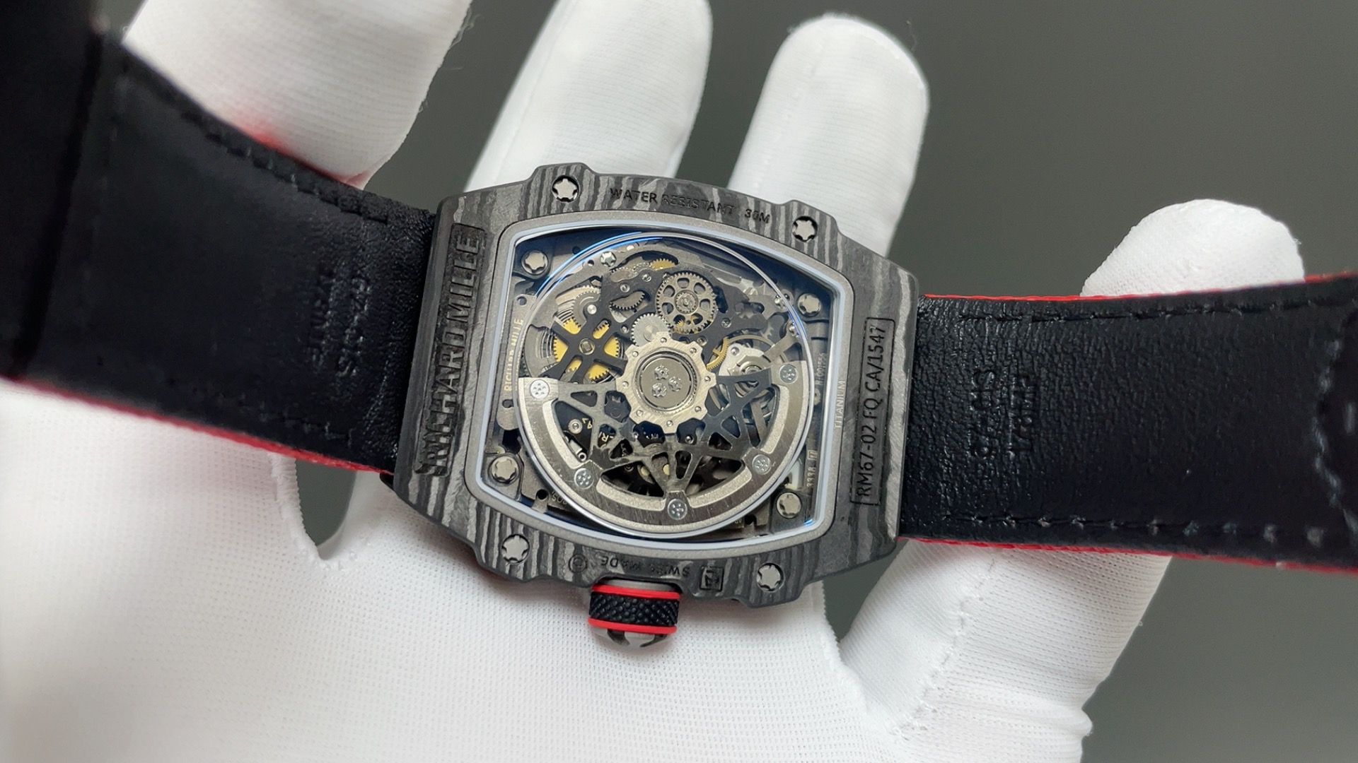 RICHARD MILLE リチャードミル RM67-02 腕時計 メンズ 自動巻き 機械式 38*47*7.8mm レッド - 画像 6