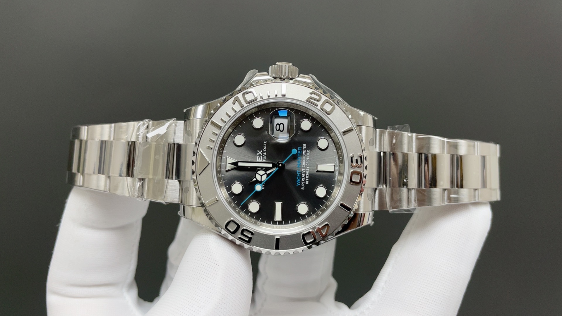 ROLEX ロレックス ヨットマスター 腕時計 メンズ 自動巻き 機械式 40mm ブラック - 画像 2
