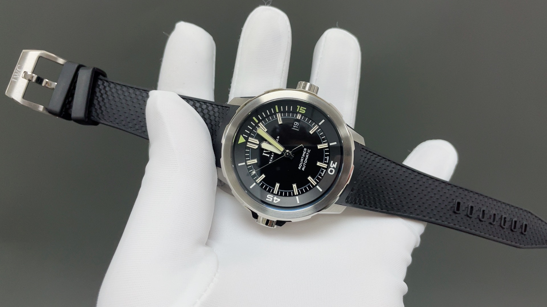 IWC イワ Schneider 腕時計 メンズ 自動巻き 機械式 43mm ブラック - 画像 2