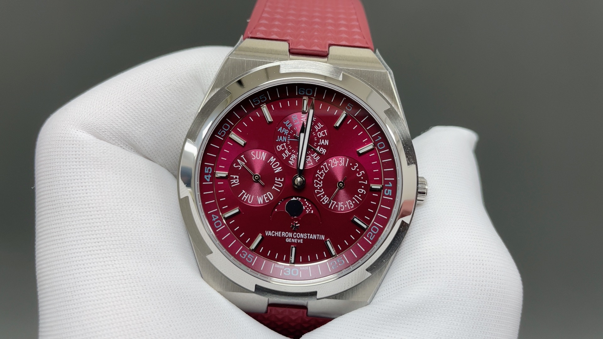 VACHERON CONSTANTIN ヴァシュロンコンスタンタン 縦横四海 腕時計 メンズ 自動巻き 41mm レッド - 画像 3