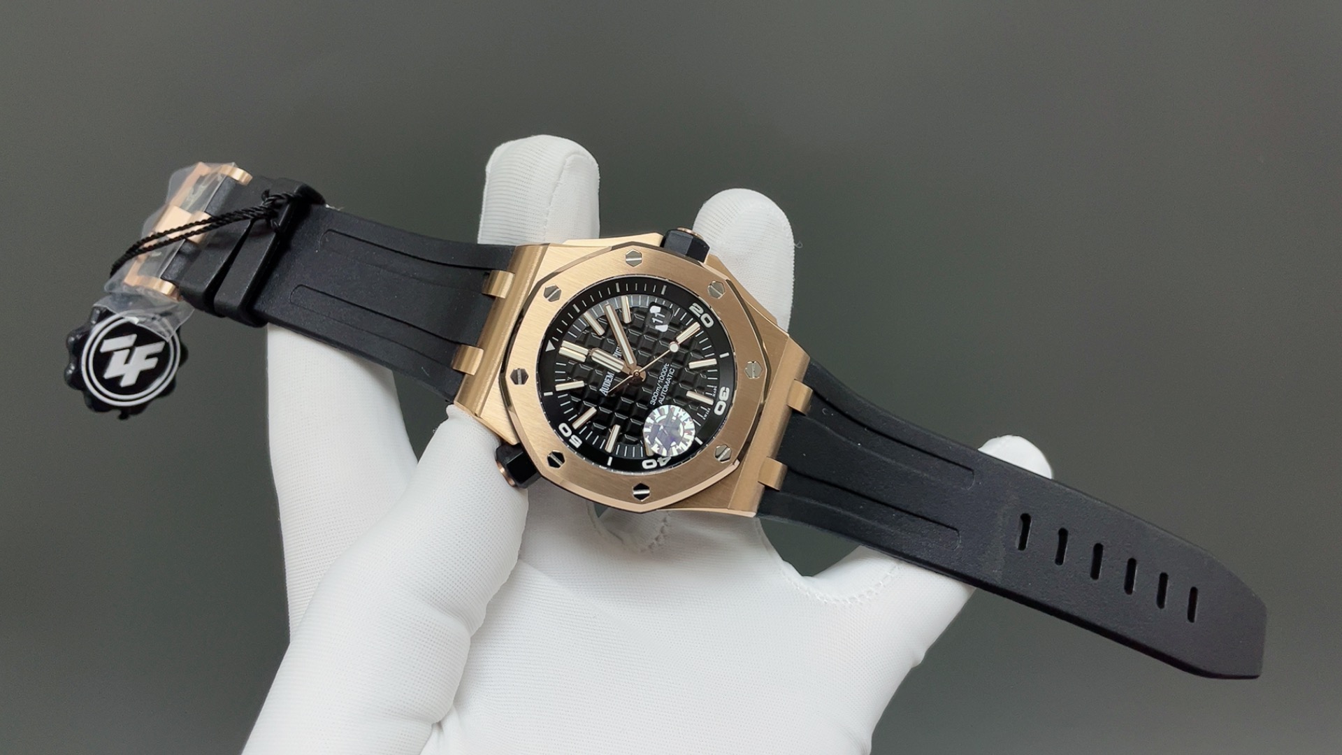 AUDEMARS PIGUET オーデマピゲ メンズ 腕時計 メカニカル 耐衝撃 42mm ローズゴールド ブラック - 画像 2