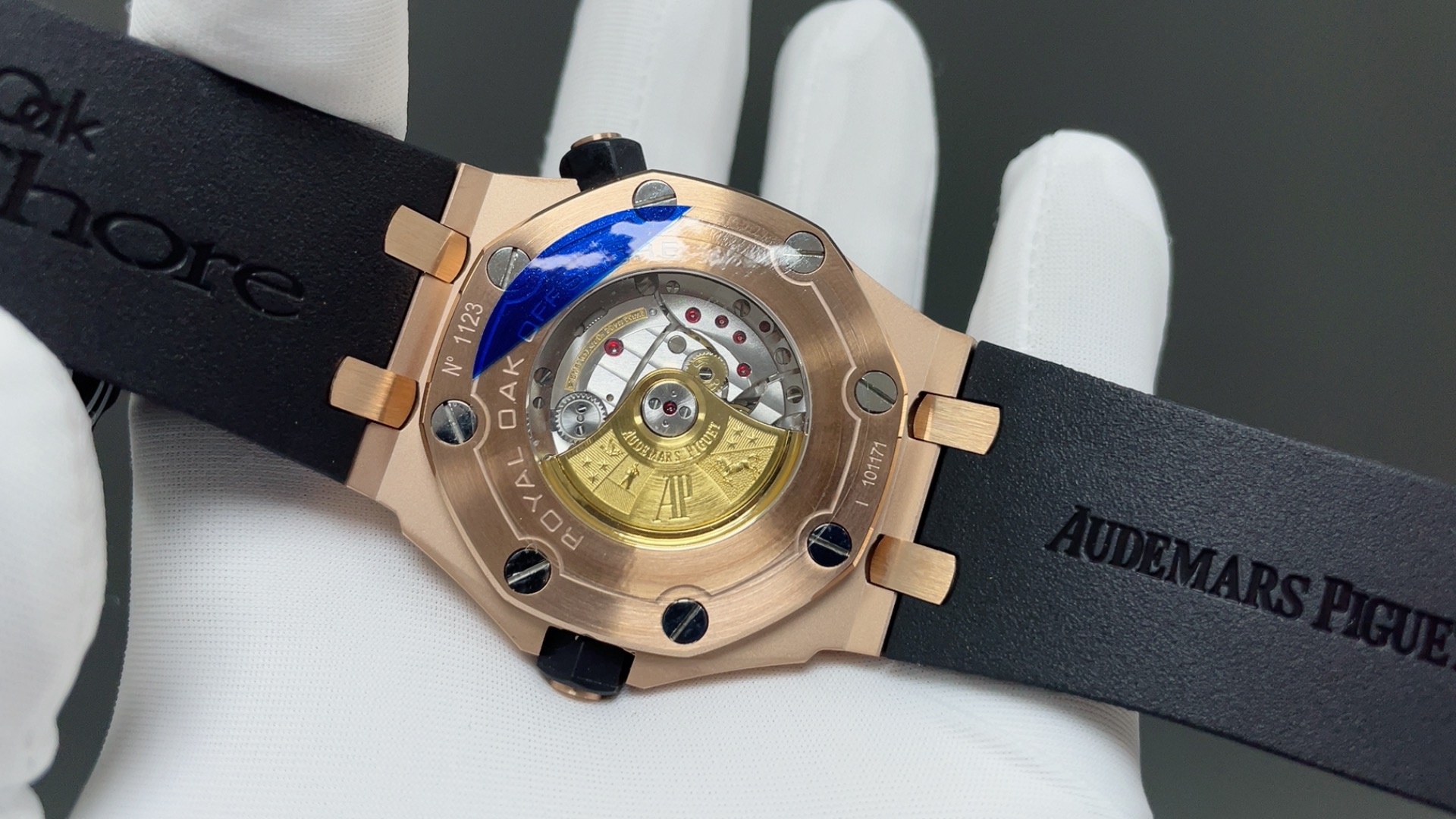 AUDEMARS PIGUET オーデマピゲ メンズ 腕時計 メカニカル 耐衝撃 42mm ローズゴールド ブラック - 画像 6