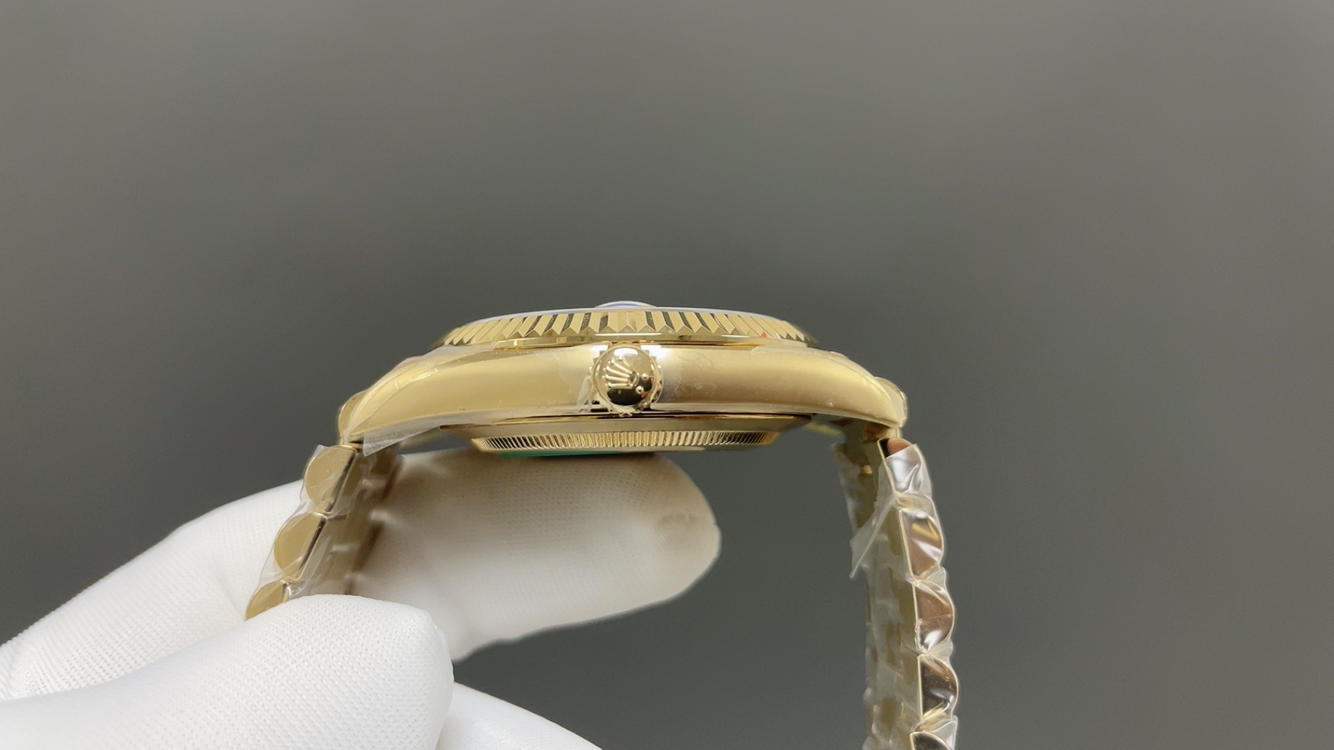 ROLEX ロレックス デイデイト 腕時計 メンズ 自動巻き 40mm ブラック ゴールド - 画像 4