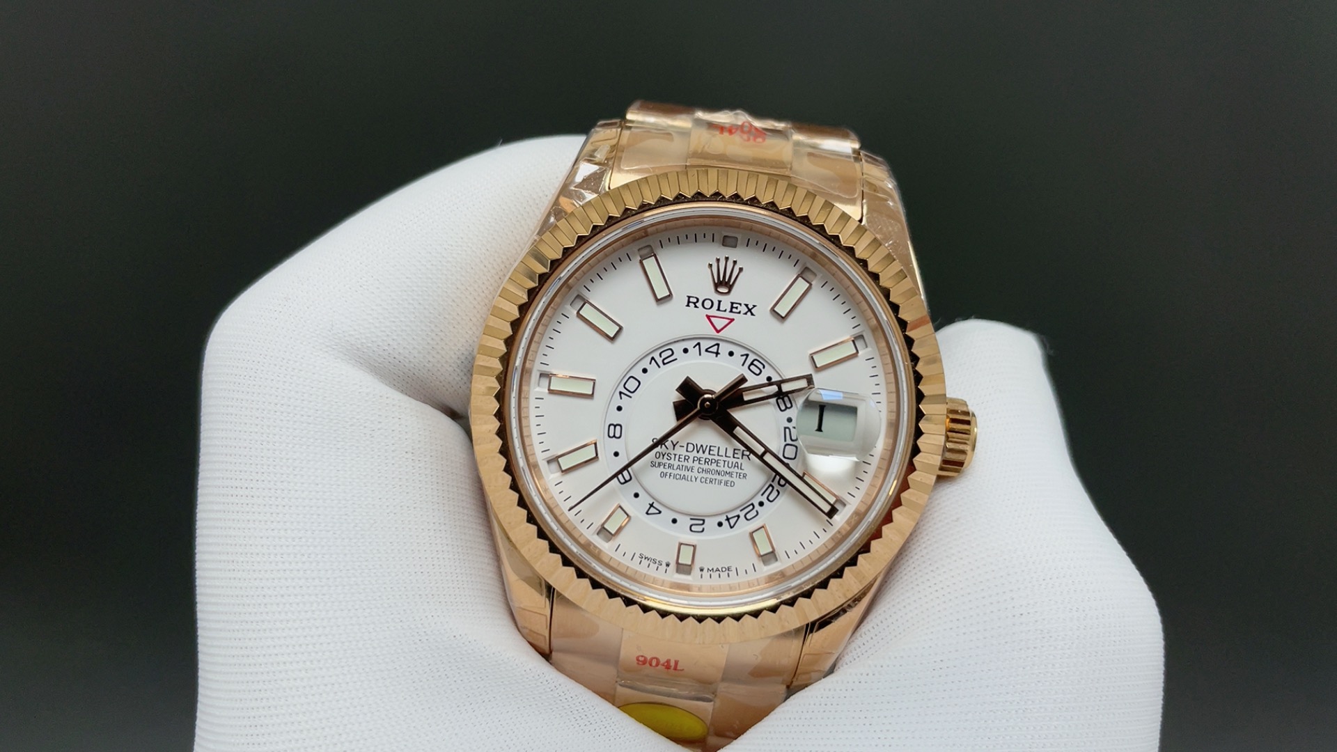 ROLEX ロレックス 縦航者 腕時計 メンズ 自動巻き 42mm ローズゴールド ホワイト - 画像 3