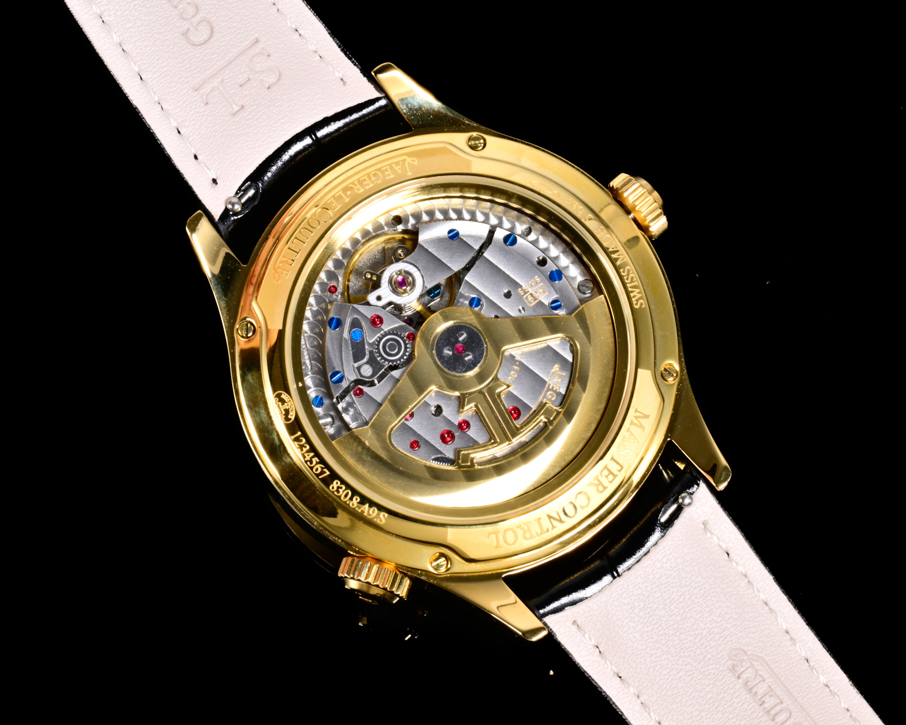 JAEGER-LECOULTRE ジェイコブ メンズ 腕時計 アutomatique マスター ジオグラファー 42mm ブラック - 画像 9