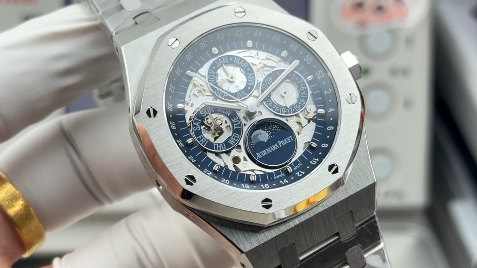 AP アウトマチック オートマチック 腕時計 メンズ 自動巻き 機械式 41mm ブラック シルバー - 画像 1
