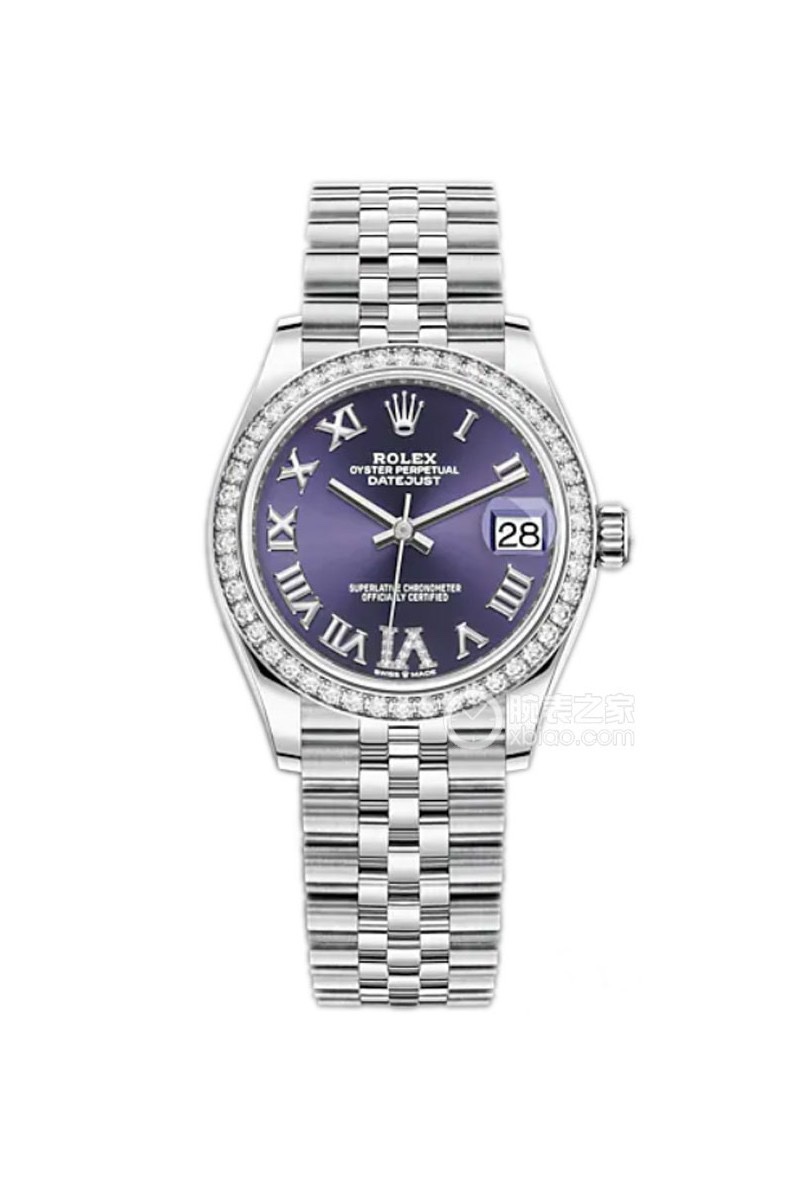 ROLEX ロレックス デイトジャスト 腕時計 メンズ 自動巻き インデックス パールベゼル ブルー - 画像 1