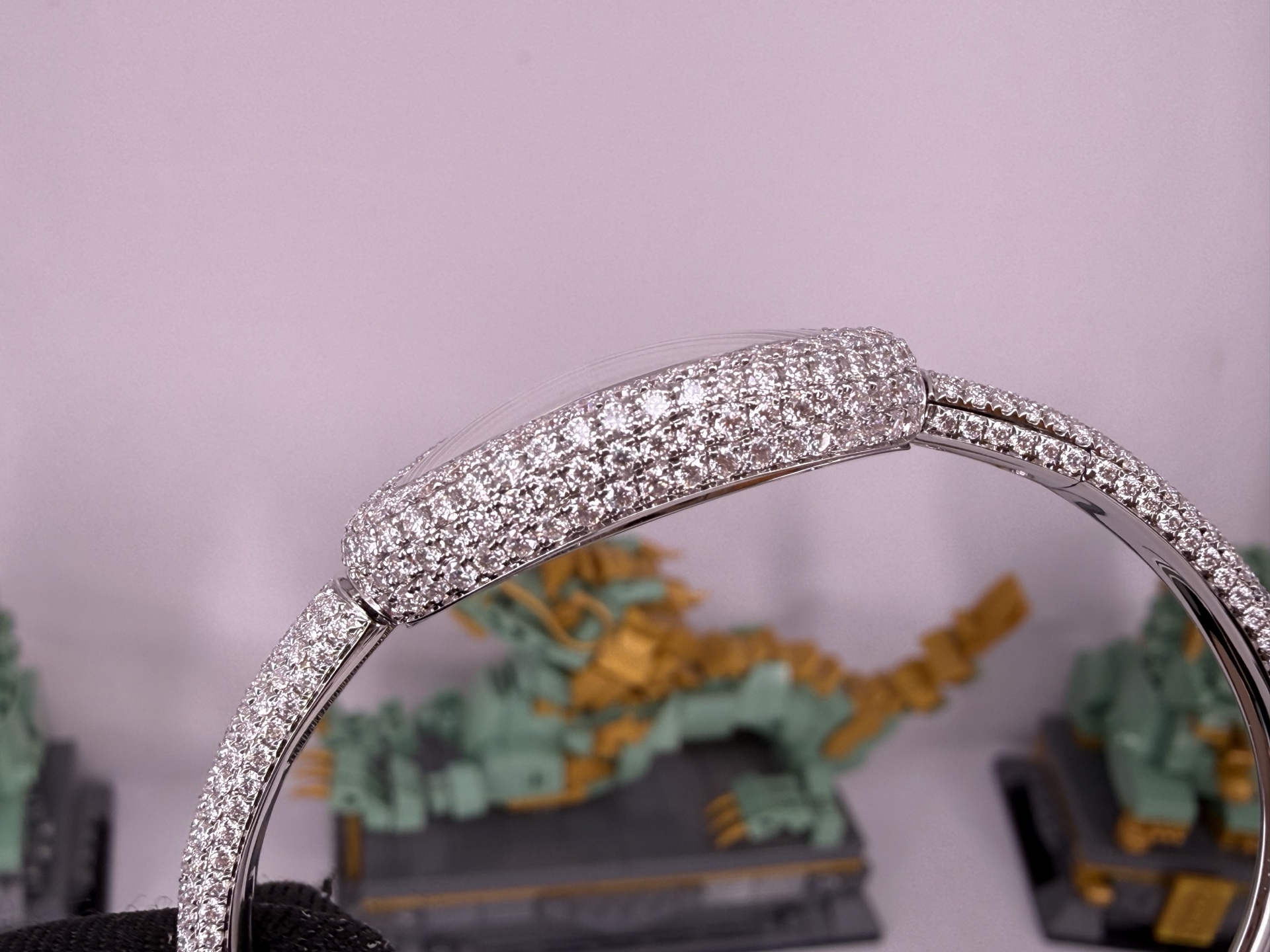 CARTIER カルティエ バングル時計 レディース ダイヤル 本格カーティエ風 シルバー - 画像 7
