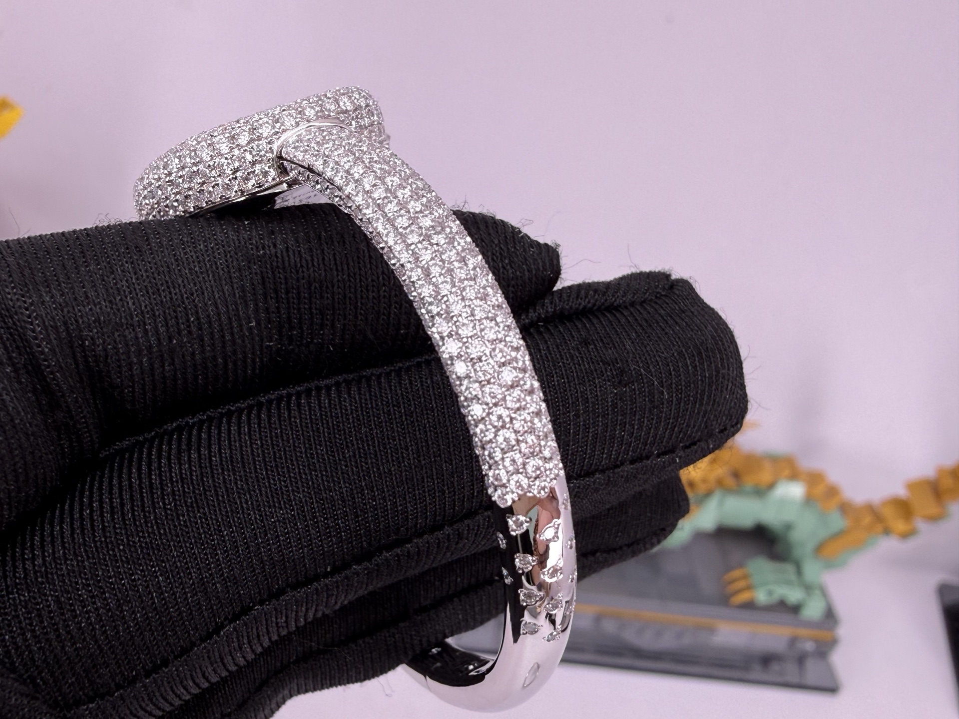 CARTIER カルティエ バングル時計 レディース ダイヤル 本格カーティエ風 シルバー - 画像 9
