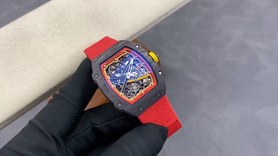 RICHARD MILLE リチャードミル 腕時計 メンズ 自動巻き 7位動輪 38×47mm レッド