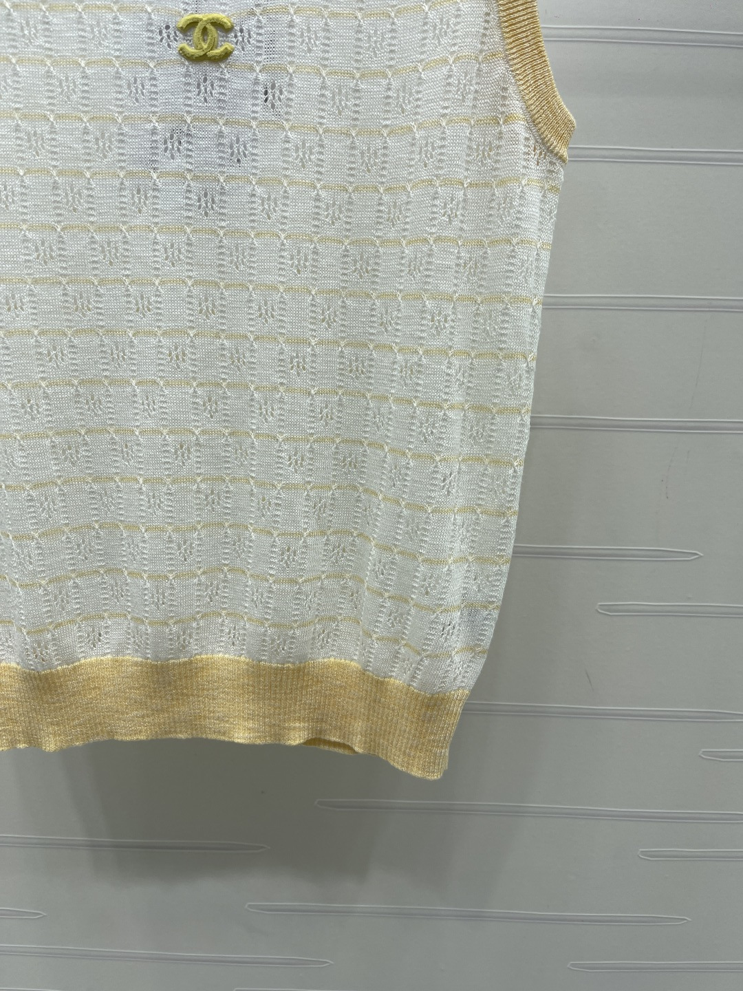 CHANEL シャネル ニット ウィメンズ レディース 通気性 丸首 ロング丈 袖なし インポート素材 全3色 - 画像 7