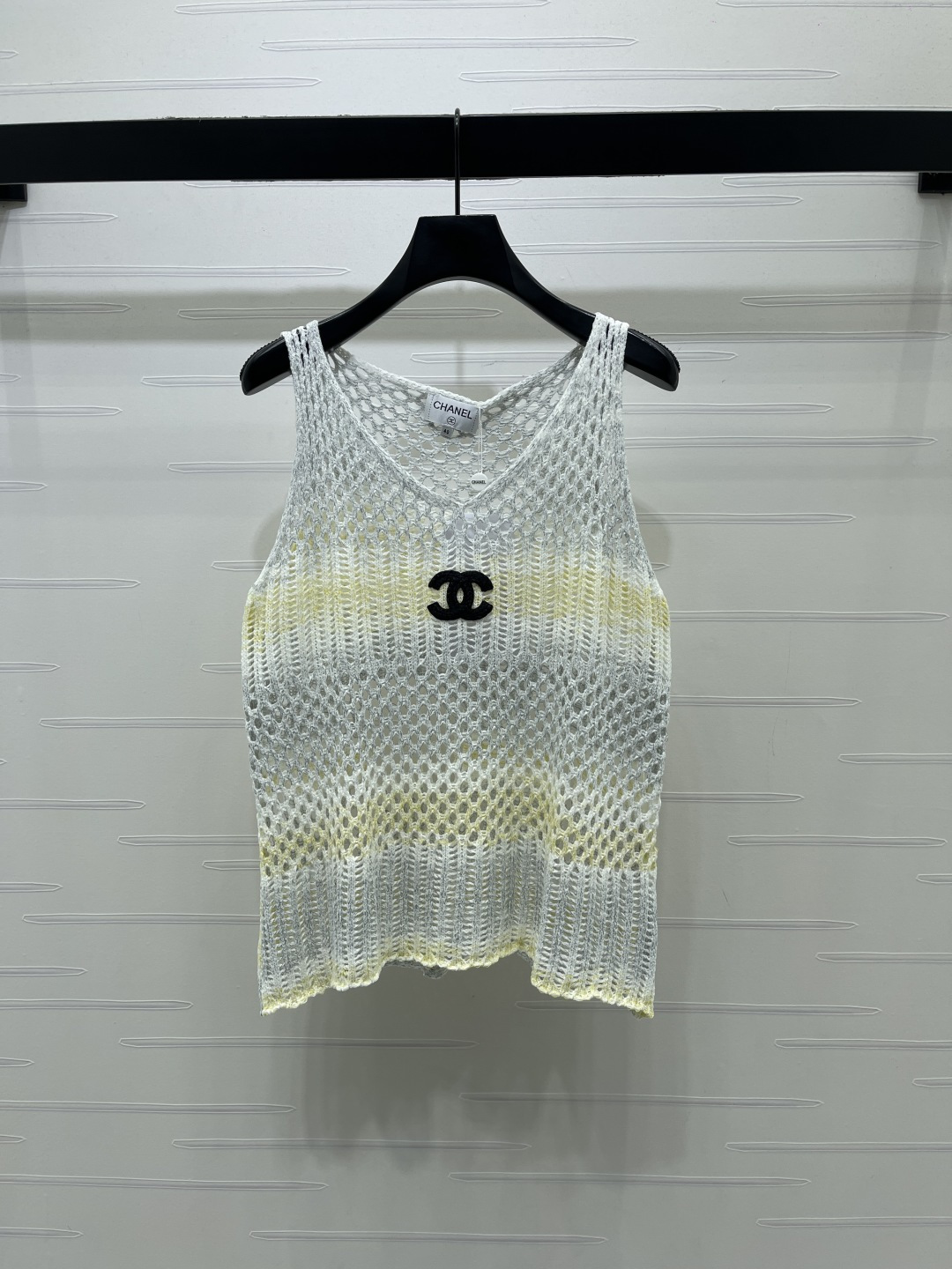 CHANEL シャネル ニット サマーニット レディース 渐变色 ヴィンテージ風 ローアイテム グレー ピンク 2色展開 - 画像 2