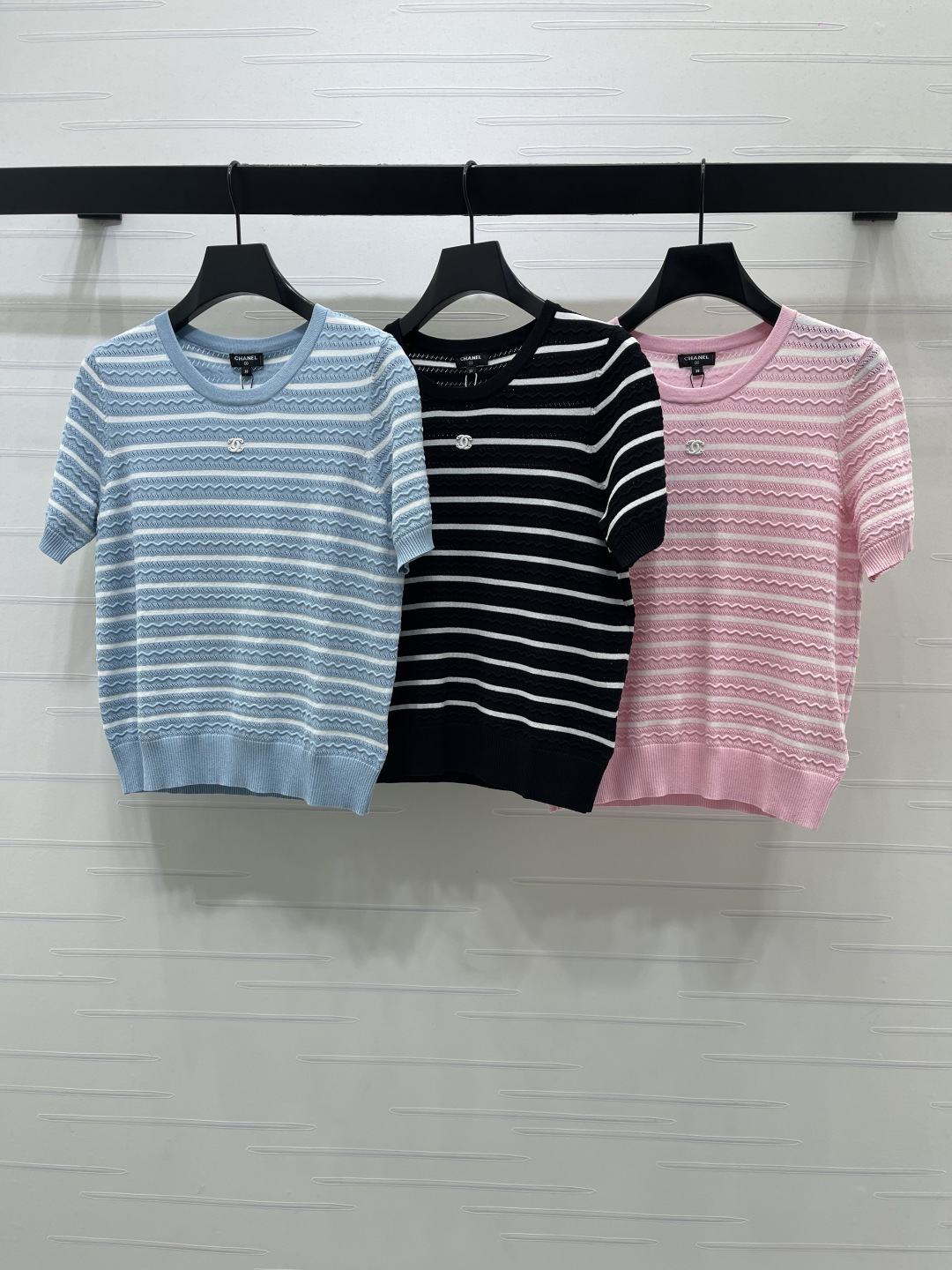 CHANEL シャネル ニット Tシャツ レディース レース風 デザイン 1色展開