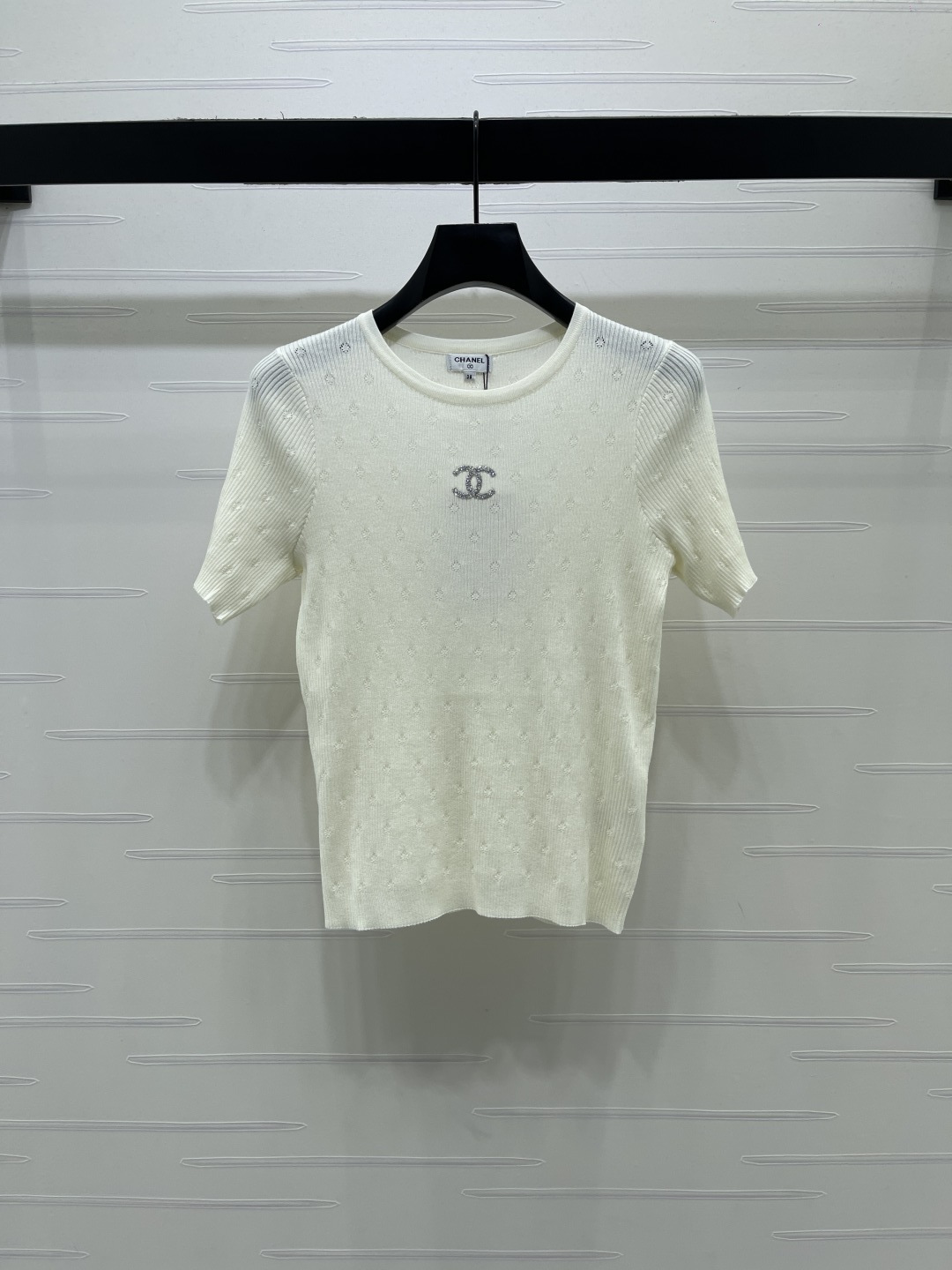 CHANEL シャネル ニット Tシャツ レディース ロング丈 シルエット 通気性 3色展開 - 画像 2