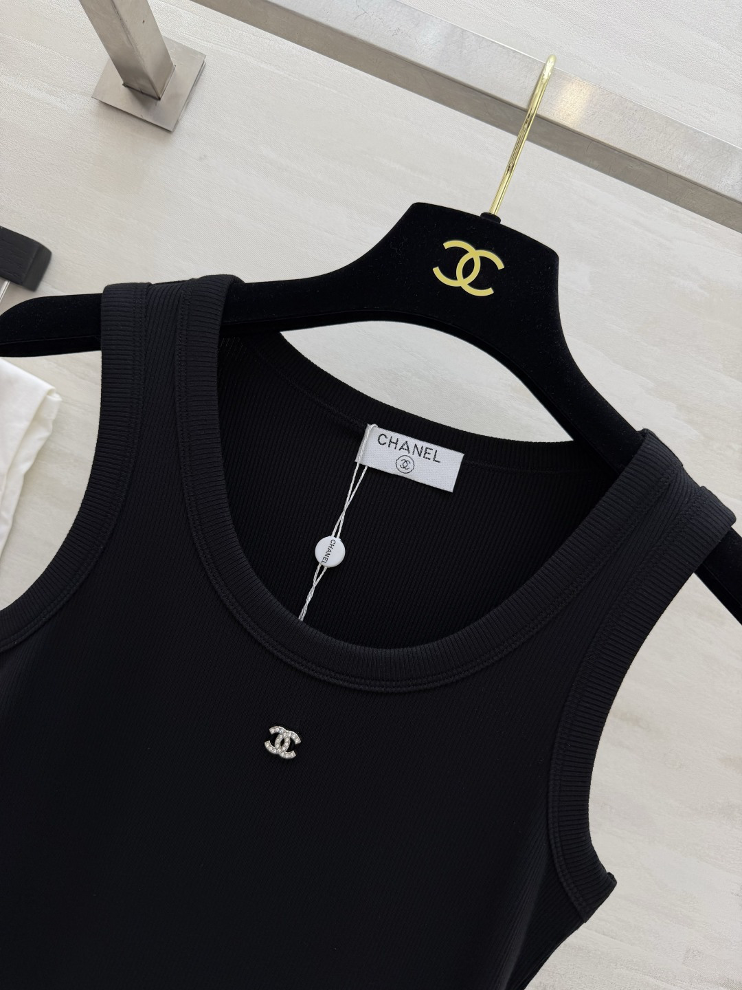 CHANEL シャネル ロングネックトップス レディース 人気 ロングネック ボディコン ブラック - 画像 4
