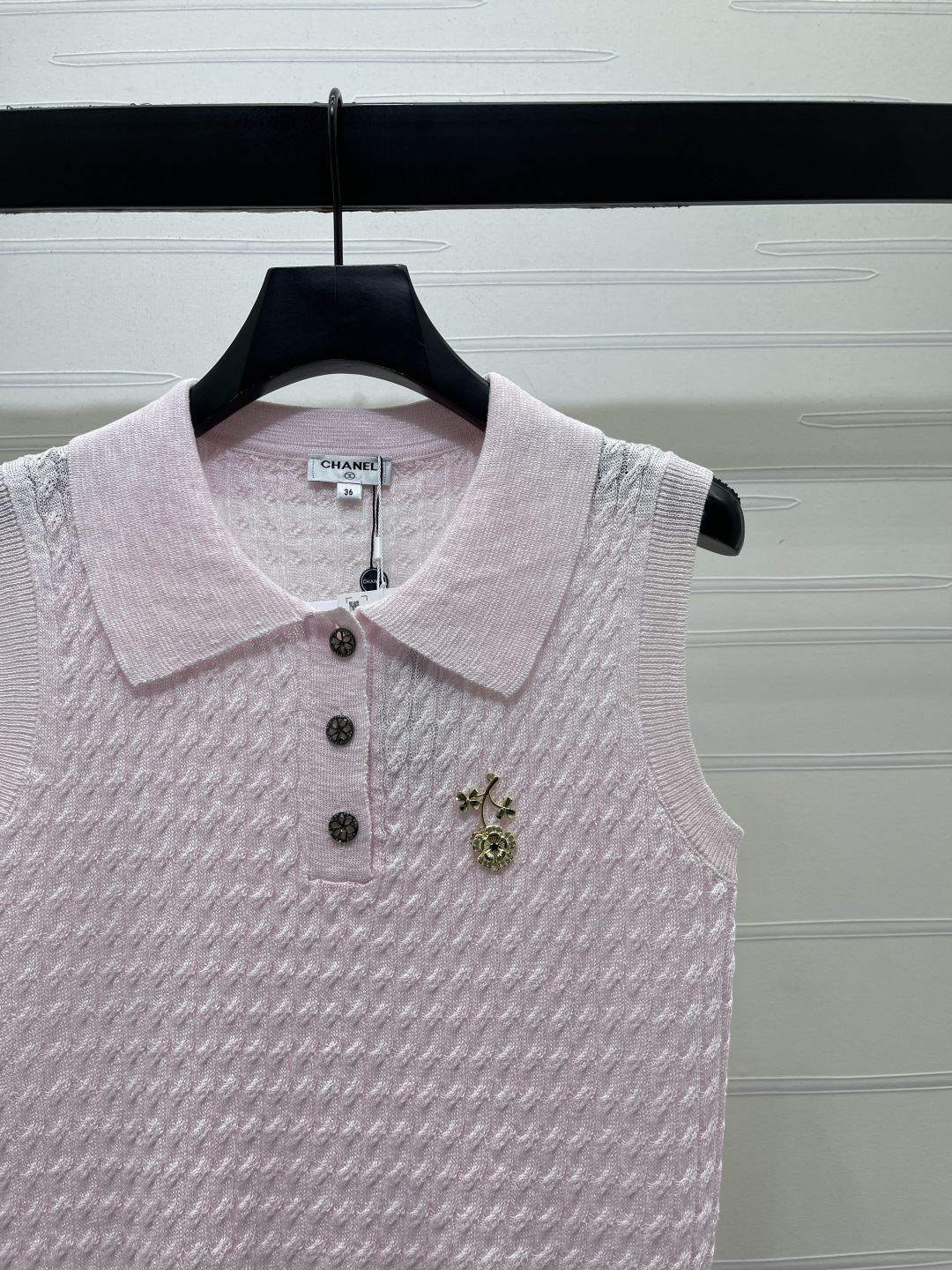 CHANEL シャネル ニット ポロネックカーディガン レディース ポロ襟 ロンT 3色展開 - 画像 2
