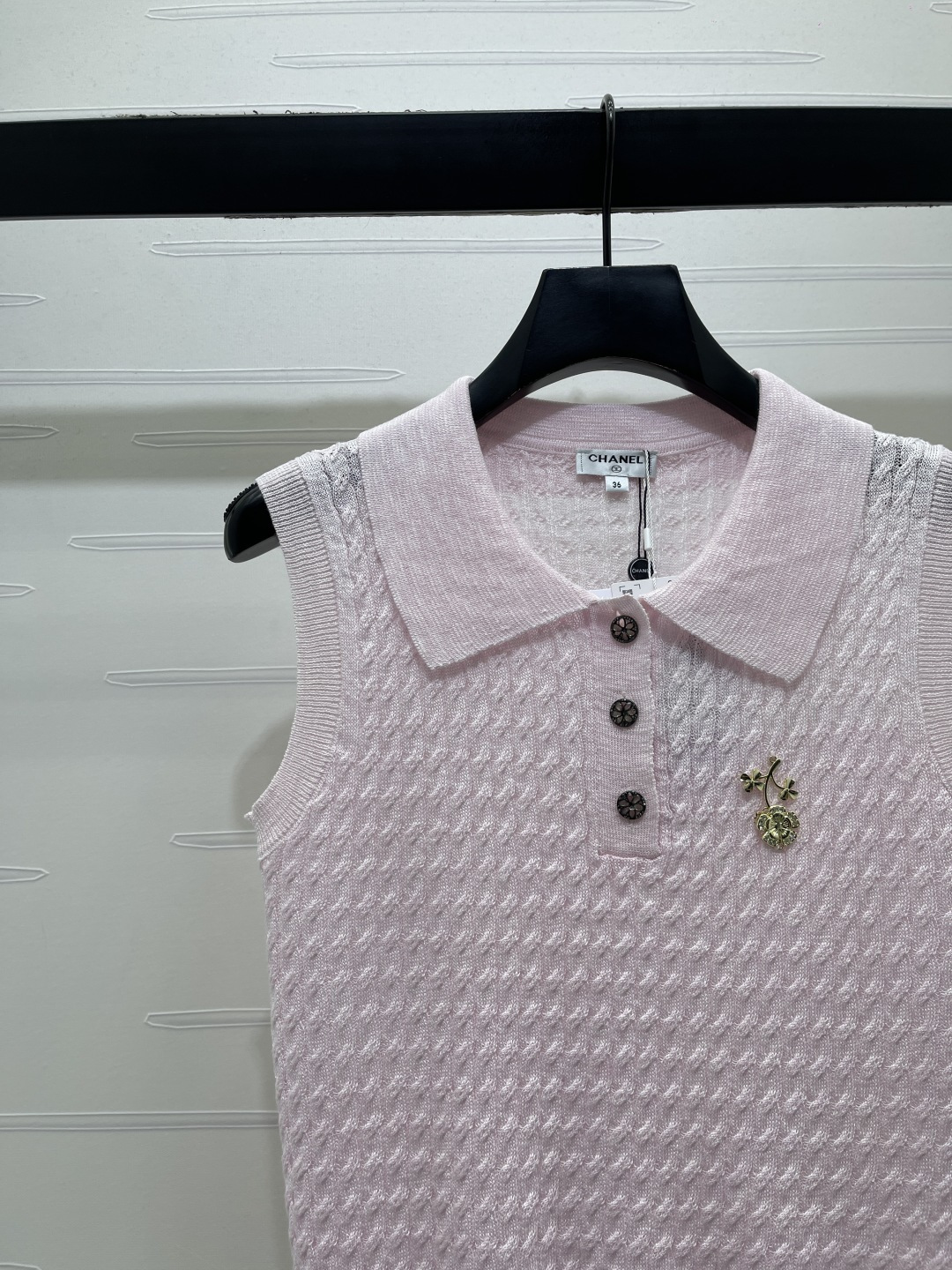 CHANEL シャネル ニット ポロネックカーディガン レディース ポロ襟 ロンT 3色展開 - 画像 3