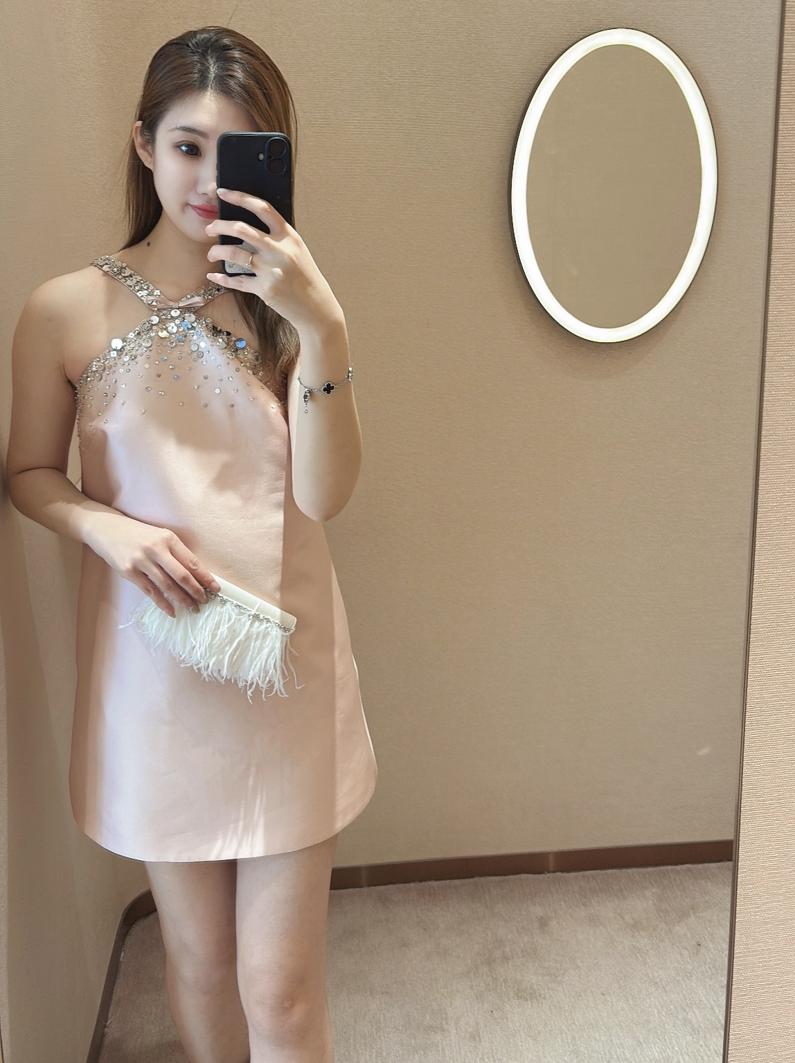 miu ミュウ フォーマルワンピース レディース サイドスリット ブラック ピンク