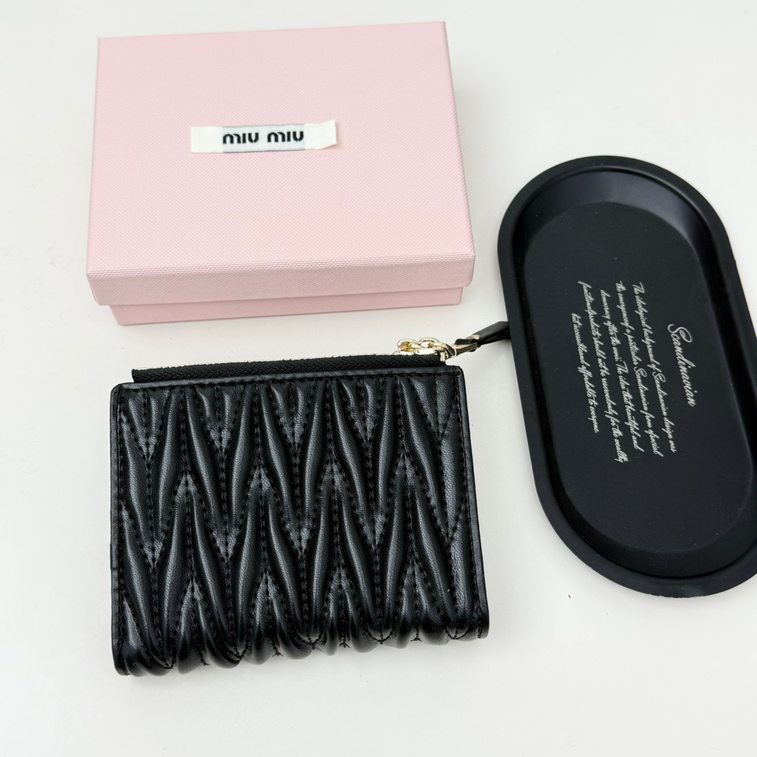 Miu Miu ミュウミュウ ポーチ 小銭入れ プチショルダー ブラック - 画像 3