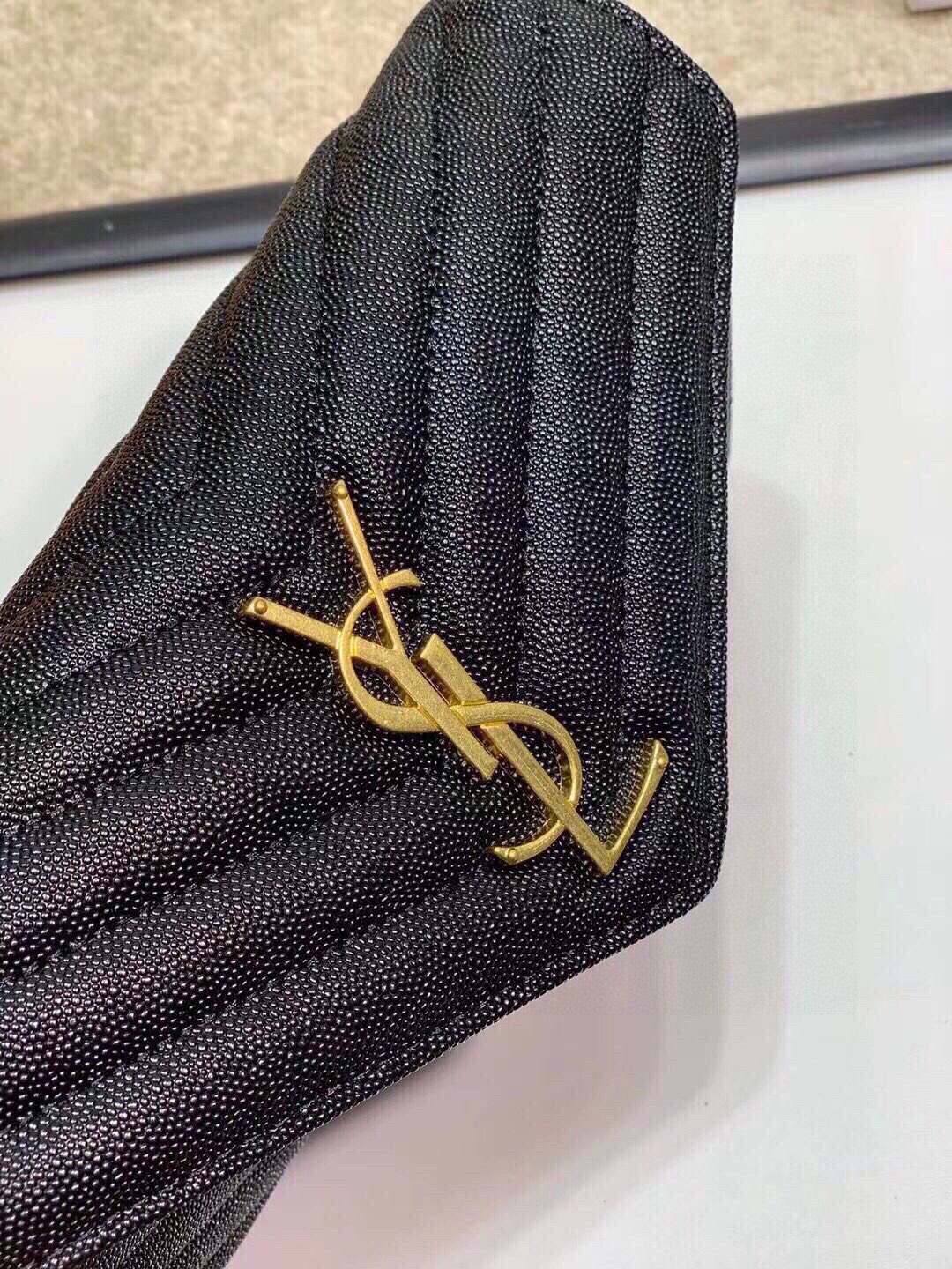YSL エルメス ショルダーバッグ フェイク プリント ブラック - 画像 4