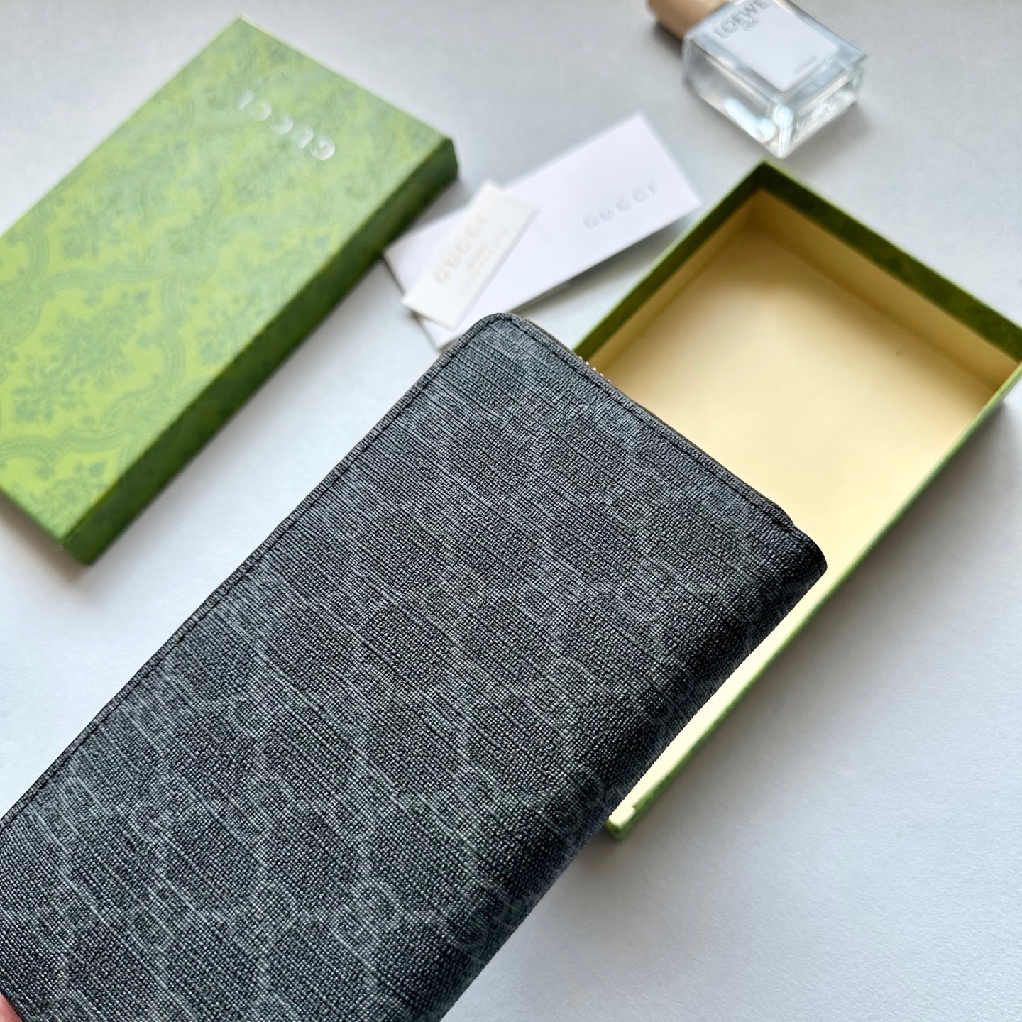 GUCCI グッチ 長財布 ラブロゴ ブラック - 画像 5