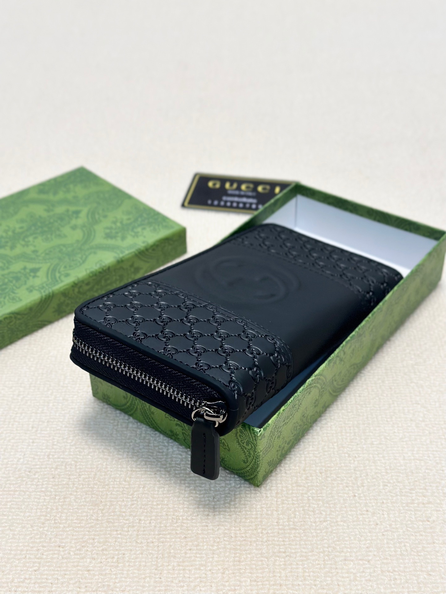 GUCCI グッチ グッチモノグラム 長財布 黒 - 画像 2