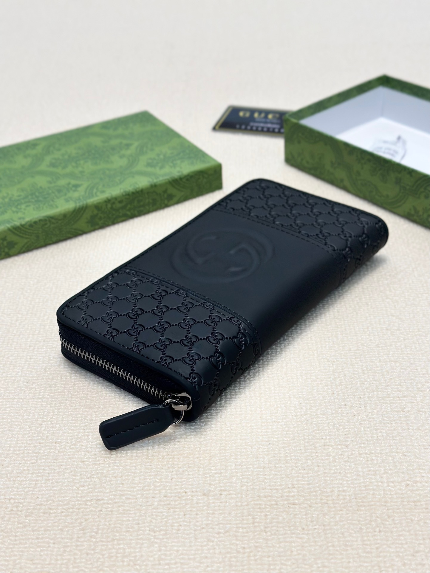 GUCCI グッチ グッチモノグラム 長財布 黒 - 画像 8