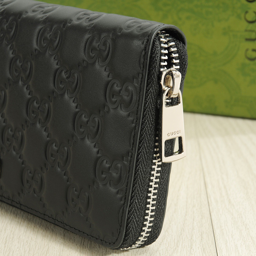 GUCCI グッチ 長財布 ロングジップウォレット ブラック - 画像 6