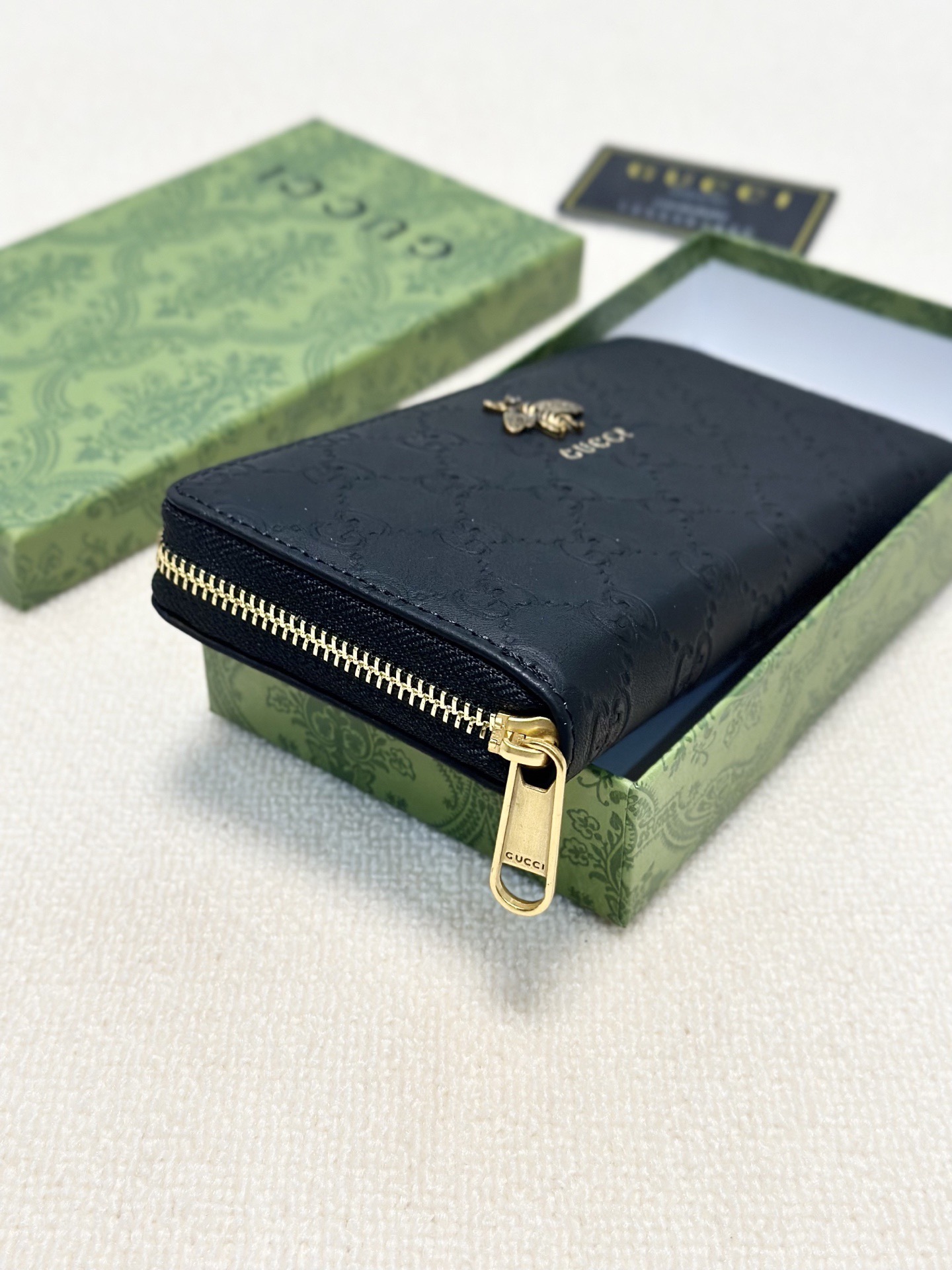 GUCCI グッチ 財布 メンズ 長財布 ザイザー ブラック - 画像 3