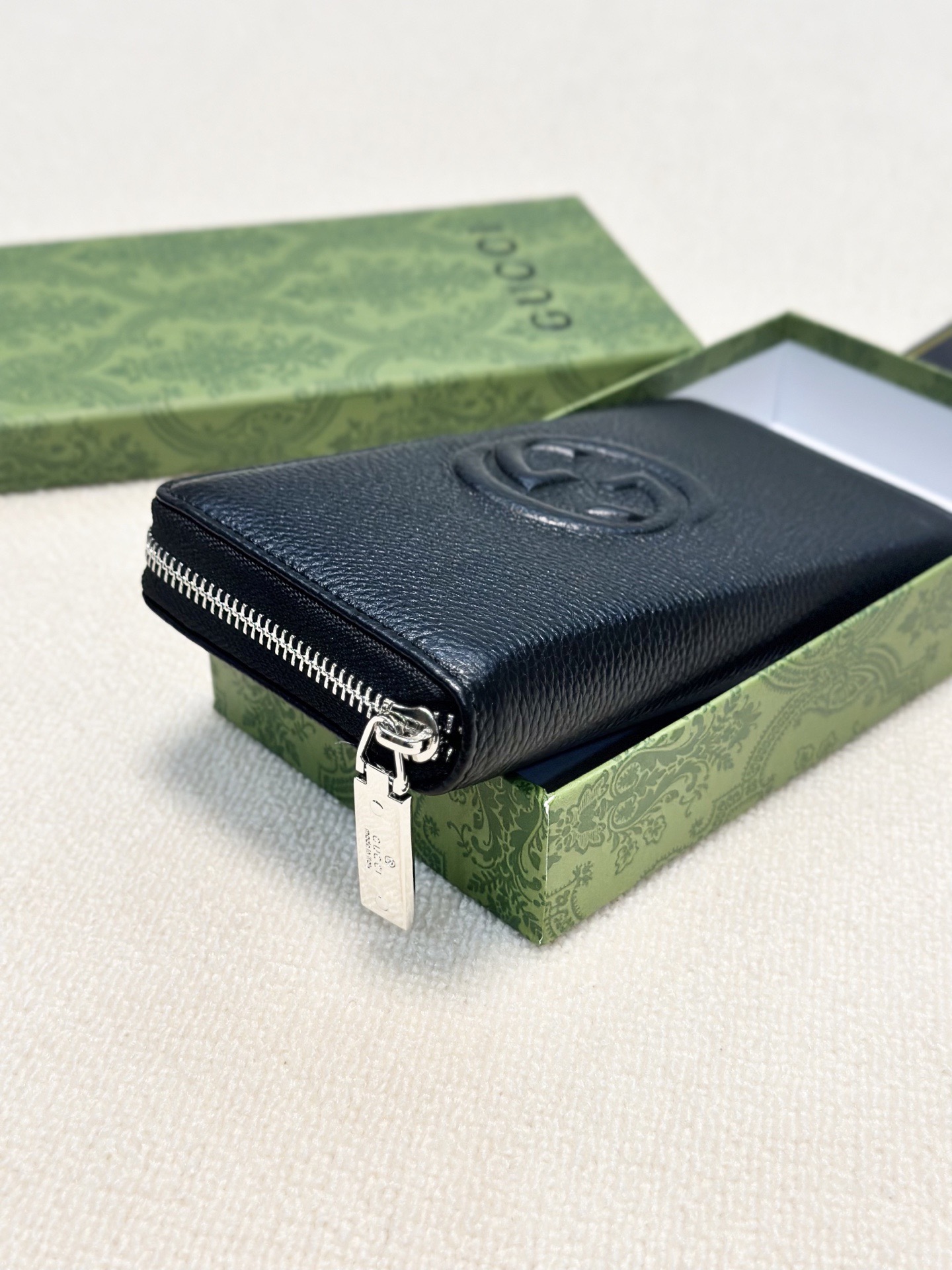 Gucci グッチ 財布 ロングウォレット 黒 本革仕様 長財布 グッチ メンズ レディース - 画像 2