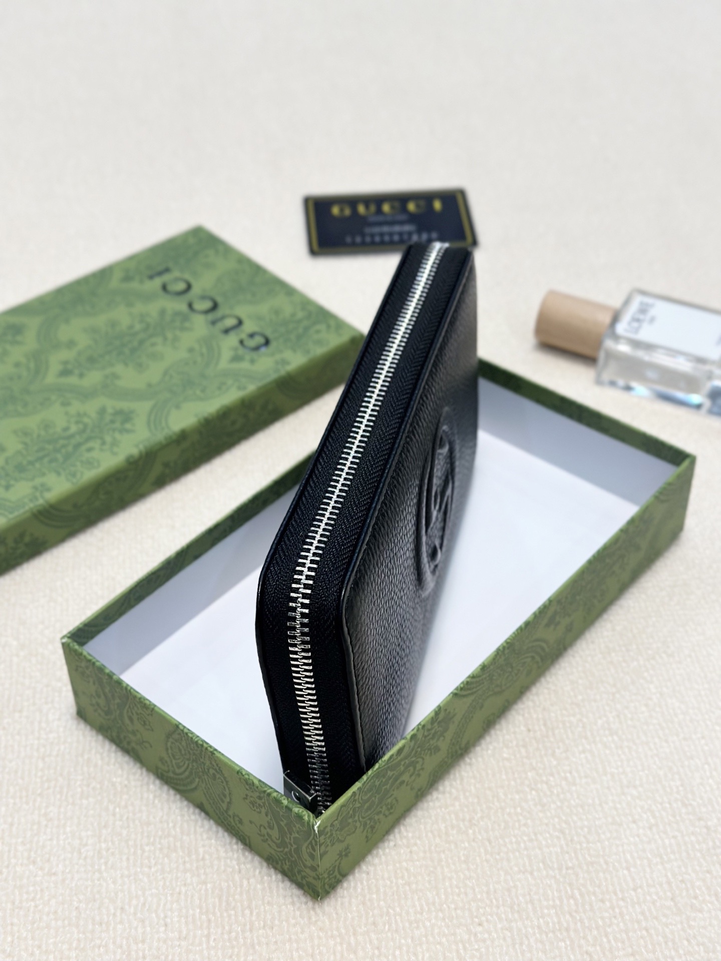 Gucci グッチ 財布 ロングウォレット 黒 本革仕様 長財布 グッチ メンズ レディース - 画像 6