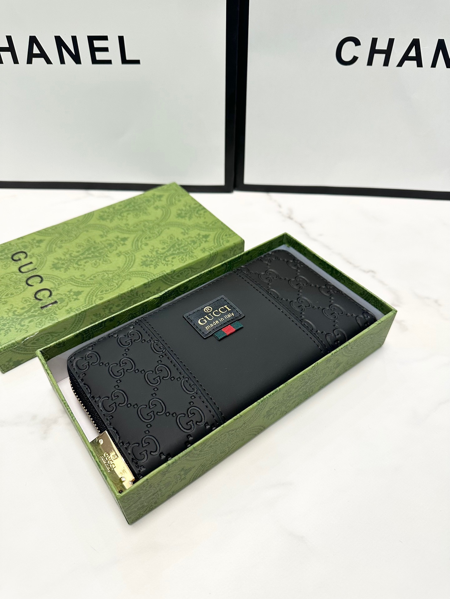 GUCCI グッチ 長財布 ロングウォレット 黒
