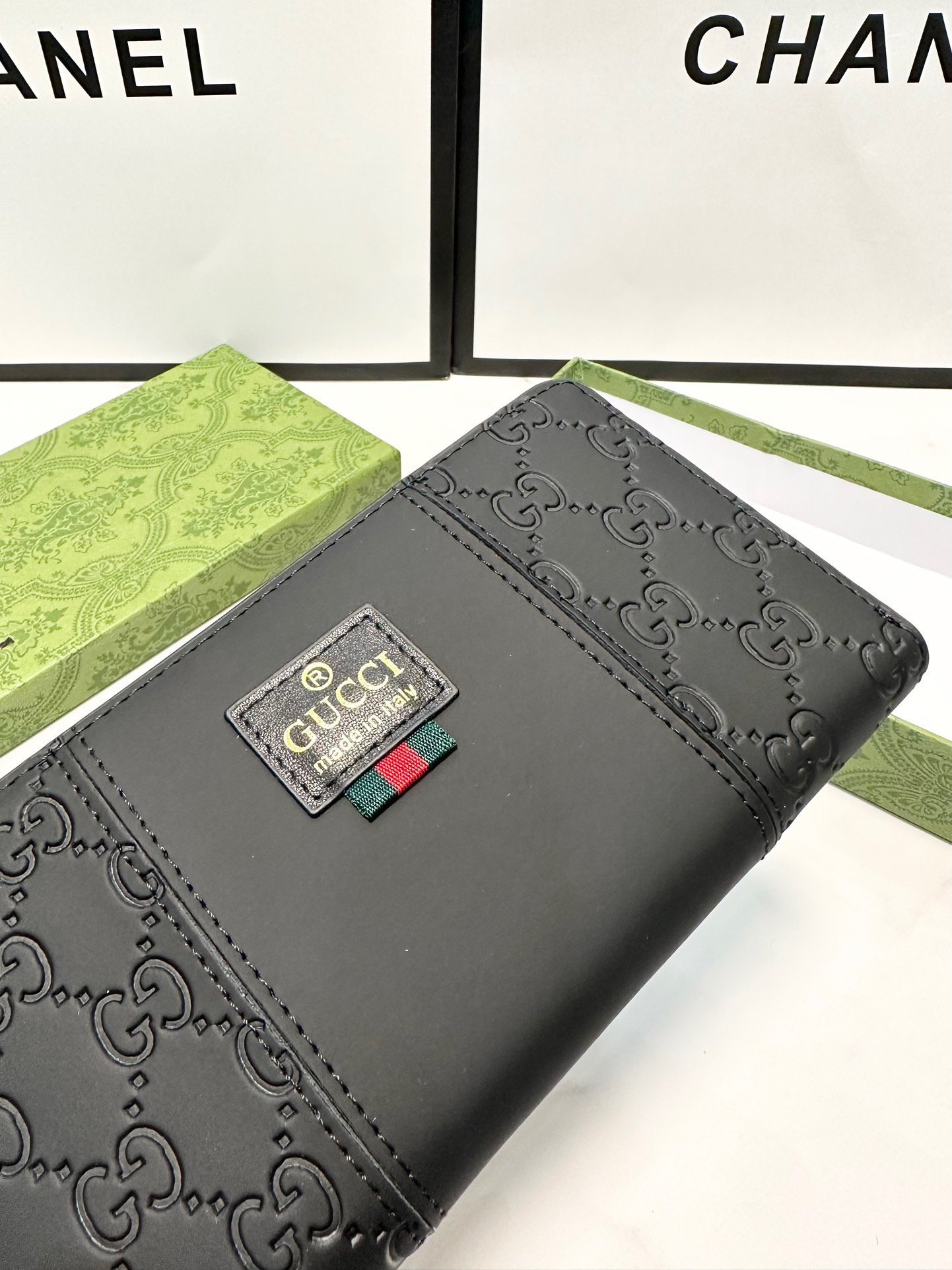 GUCCI グッチ 長財布 ロングウォレット 黒 - 画像 5