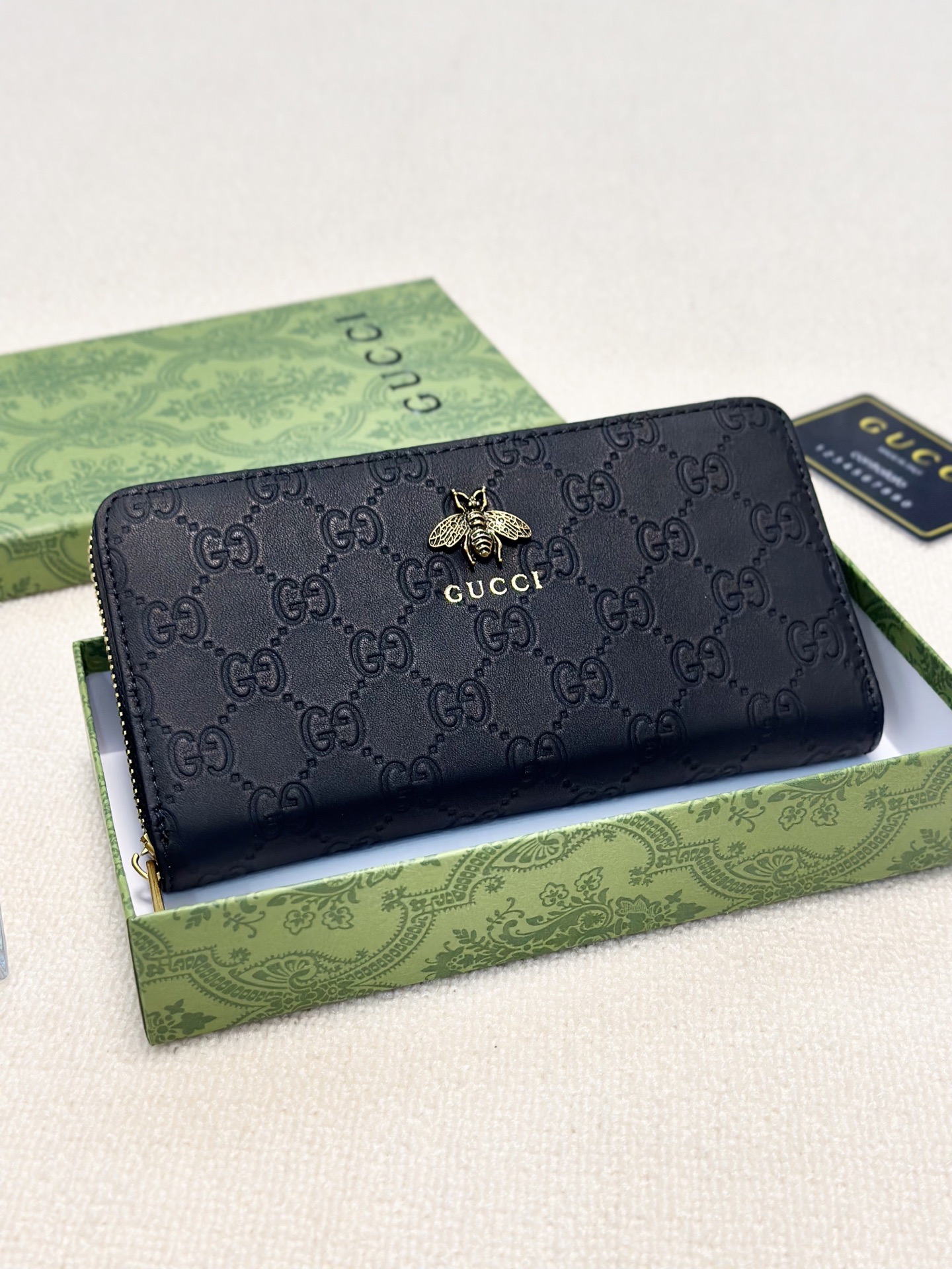 GUCCI グッチ 長財布 ロングウォレット 黒