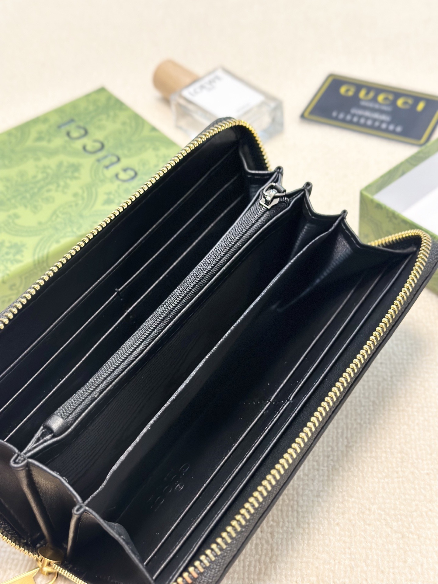 GUCCI グッチ 長財布 ロングウォレット 黒 - 画像 8